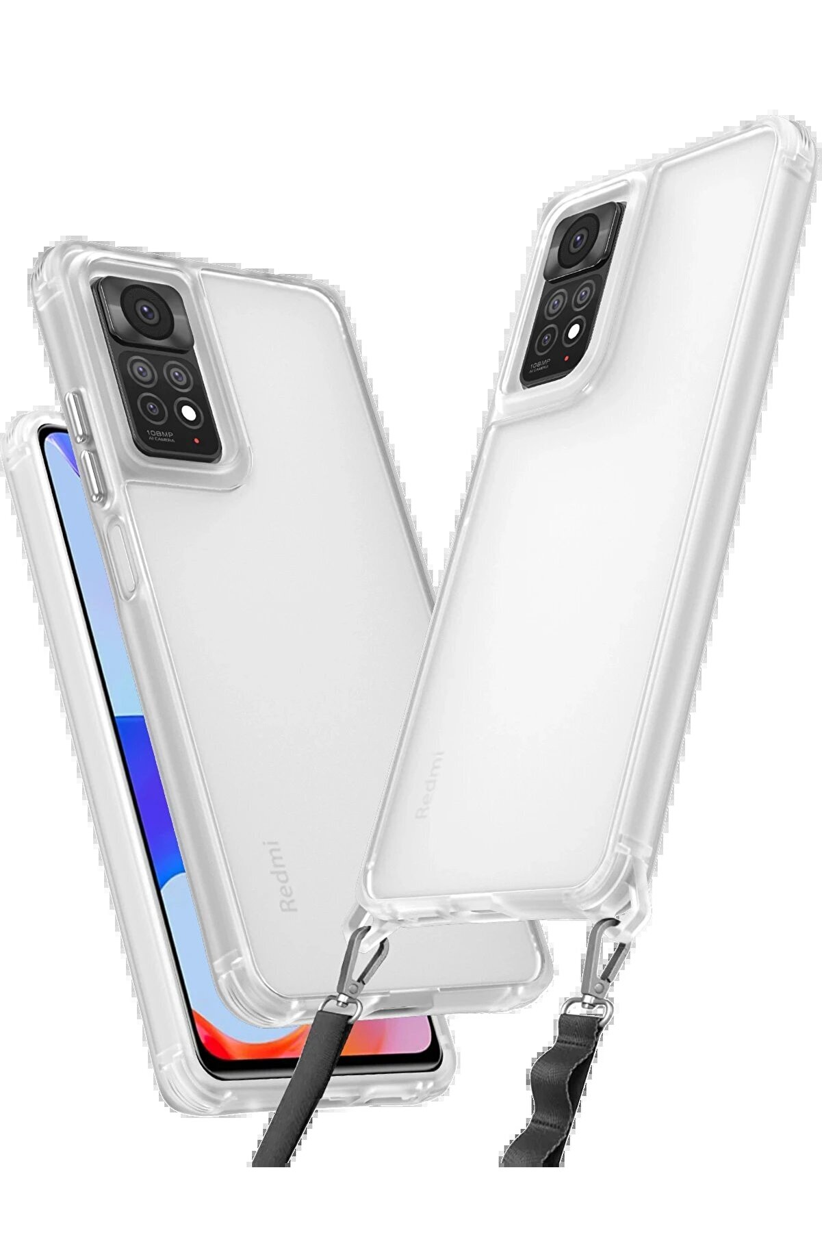 CepteToptan Xiaomi Redmi Note 11 Pro Kılıf Penta Silikon Kılıf - Şeffaf - DROPX9422-8210