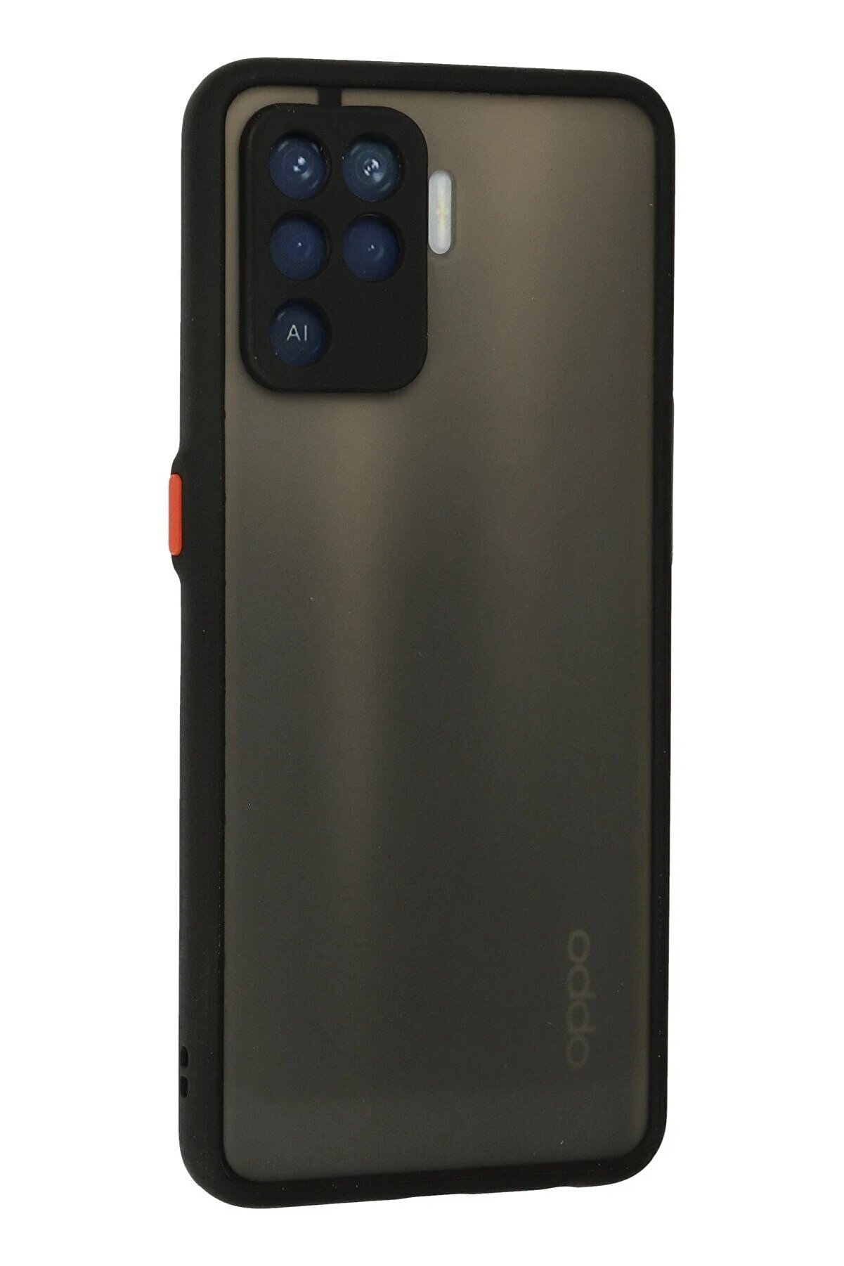 Oppo Reno 5 Li̇te Kılıf Montreal Si̇li̇kon Kapak - Si̇yah - Dropx5288-8805