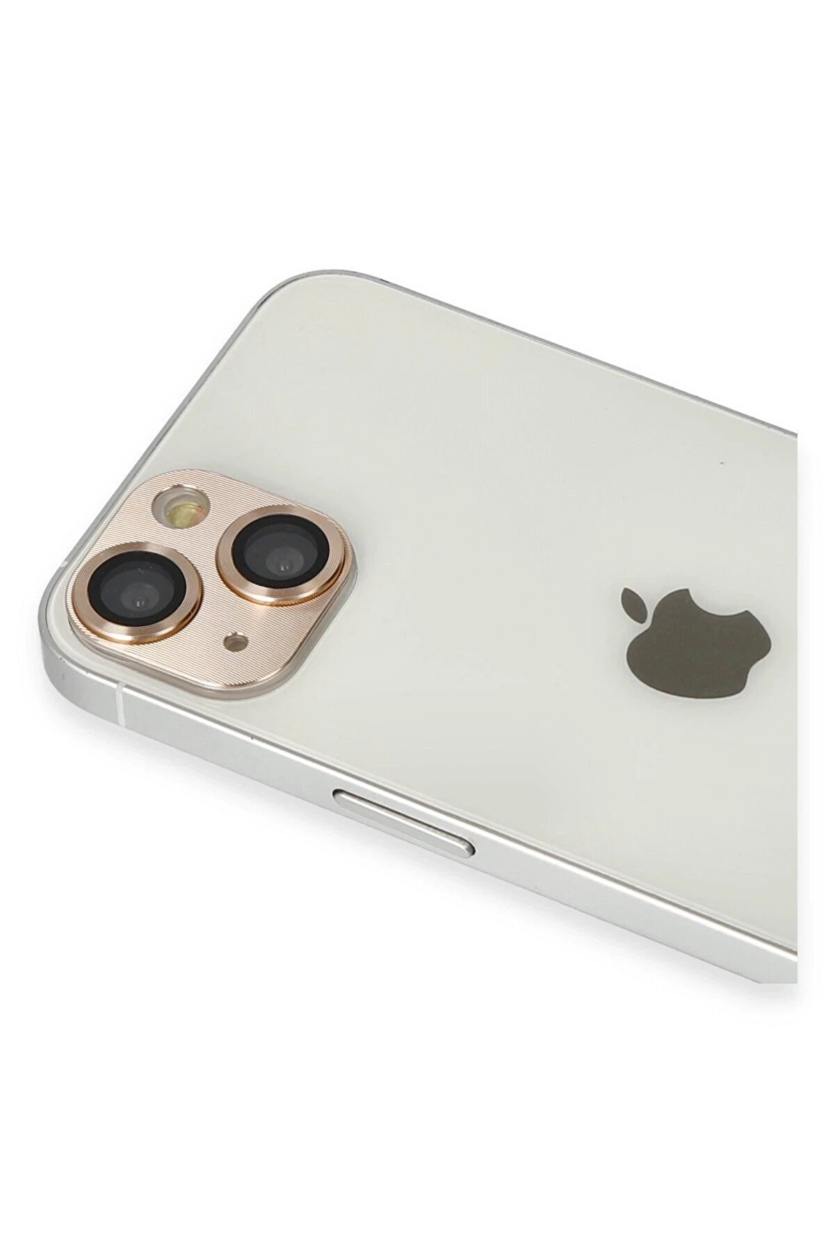 İphone 13 Pers Alümi̇nyum Kamera Lens - Gold - Dropx6638-4070