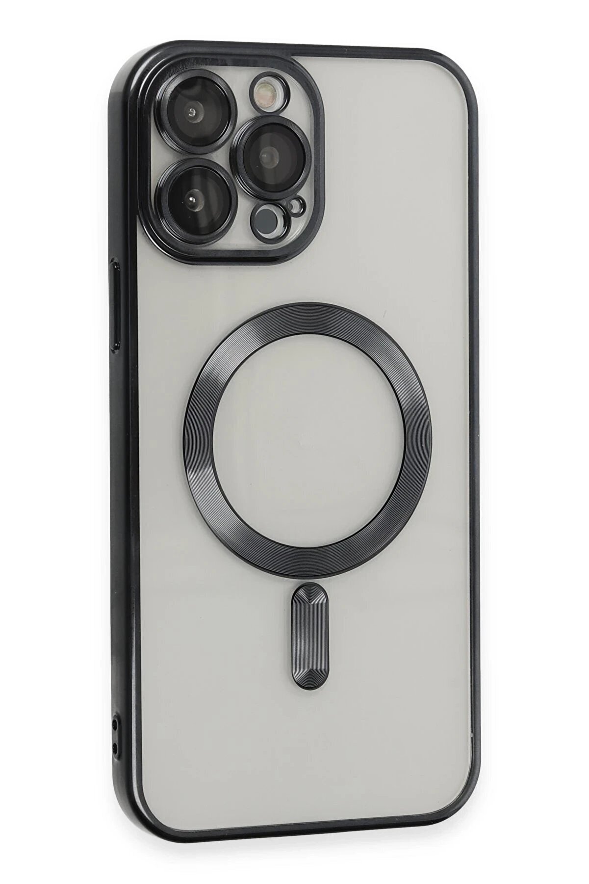 İphone 15 Pro Kılıf Kross Magneti̇csafe Kapak - Si̇yah - Dropx4737-4166