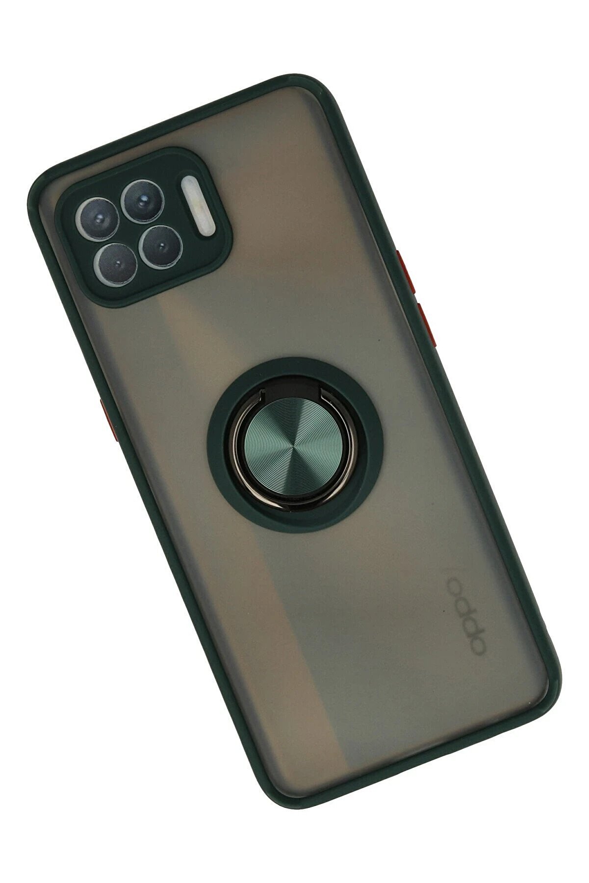 Oppo Reno 4 Li̇te Kılıf Montreal Y&uuml;z&uuml;kl&uuml; Si̇li̇kon Kapak - Yeşi̇l - Dropx8090-7216