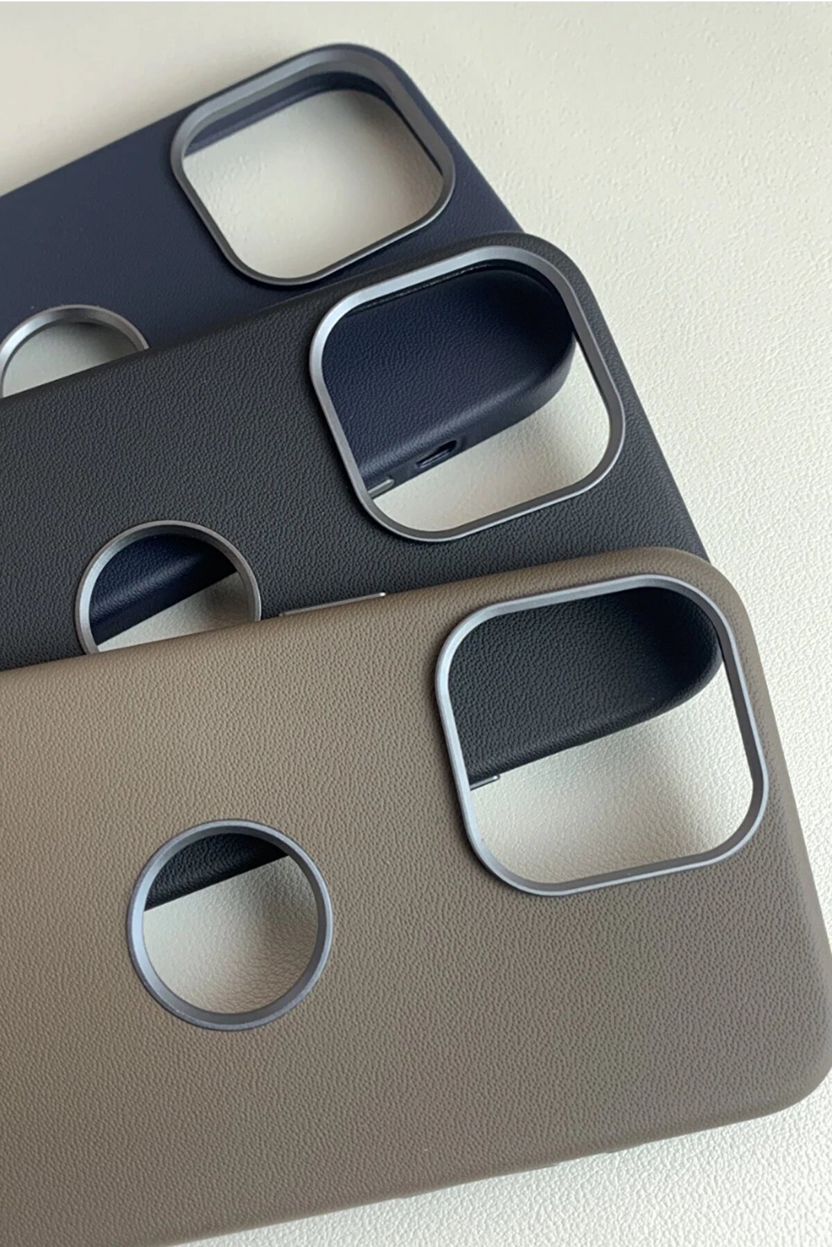 İphone 15 Pro Ori̇ji̇ Kapak - Laci̇vert - Dropx7738-6763