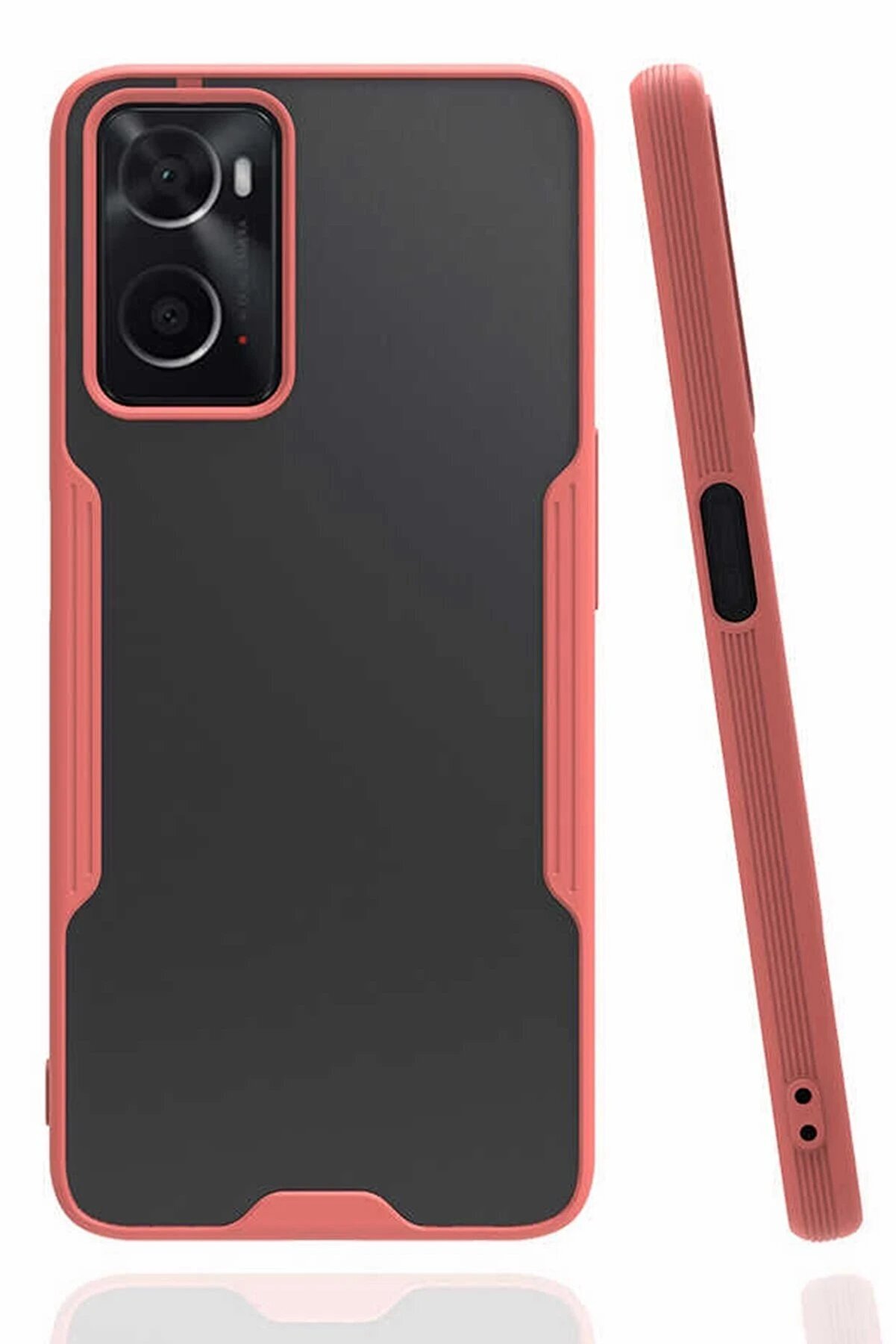 CepteToptan Oppo A96 Kılıf Platin Silikon - Pembe - DROPX2099-2917