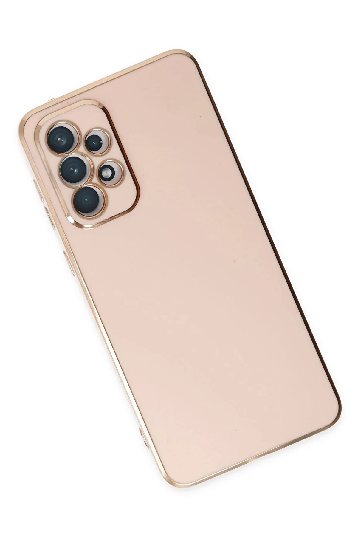 Samsung Galaxy A73 5G Kılıf Volet Si̇li̇kon - Pembe - Dropx9272-8428