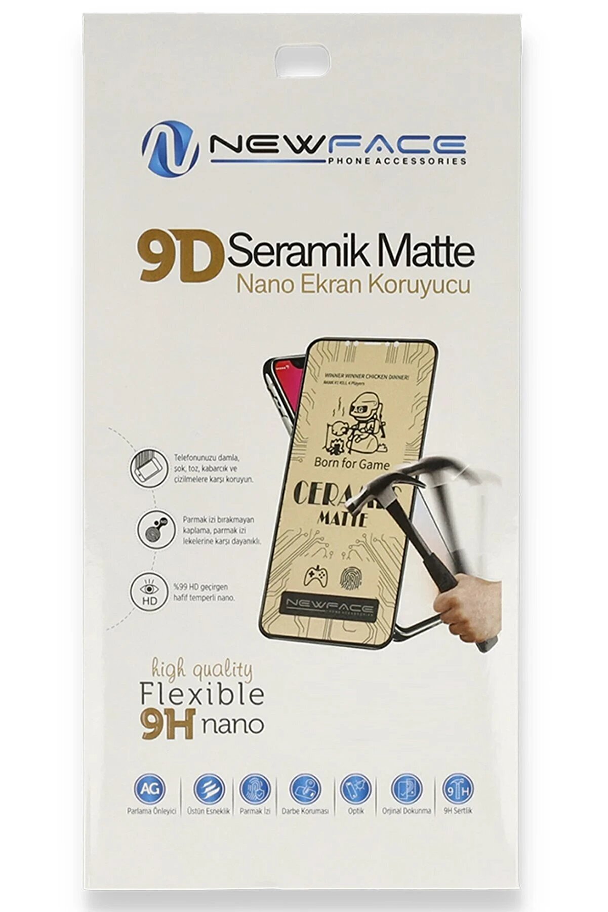 Xi̇aomi̇ Poco F3 Mat Serami̇k Nano Ekran Koruyucu - Dropx3675-7001