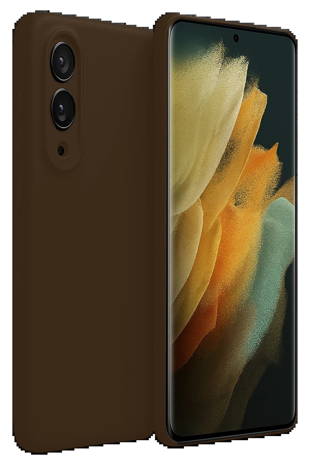 Samsung Galaxy S25 Edge Fi̇rst Si̇li̇kon - Kahverengi̇ - Dropx1441-2863