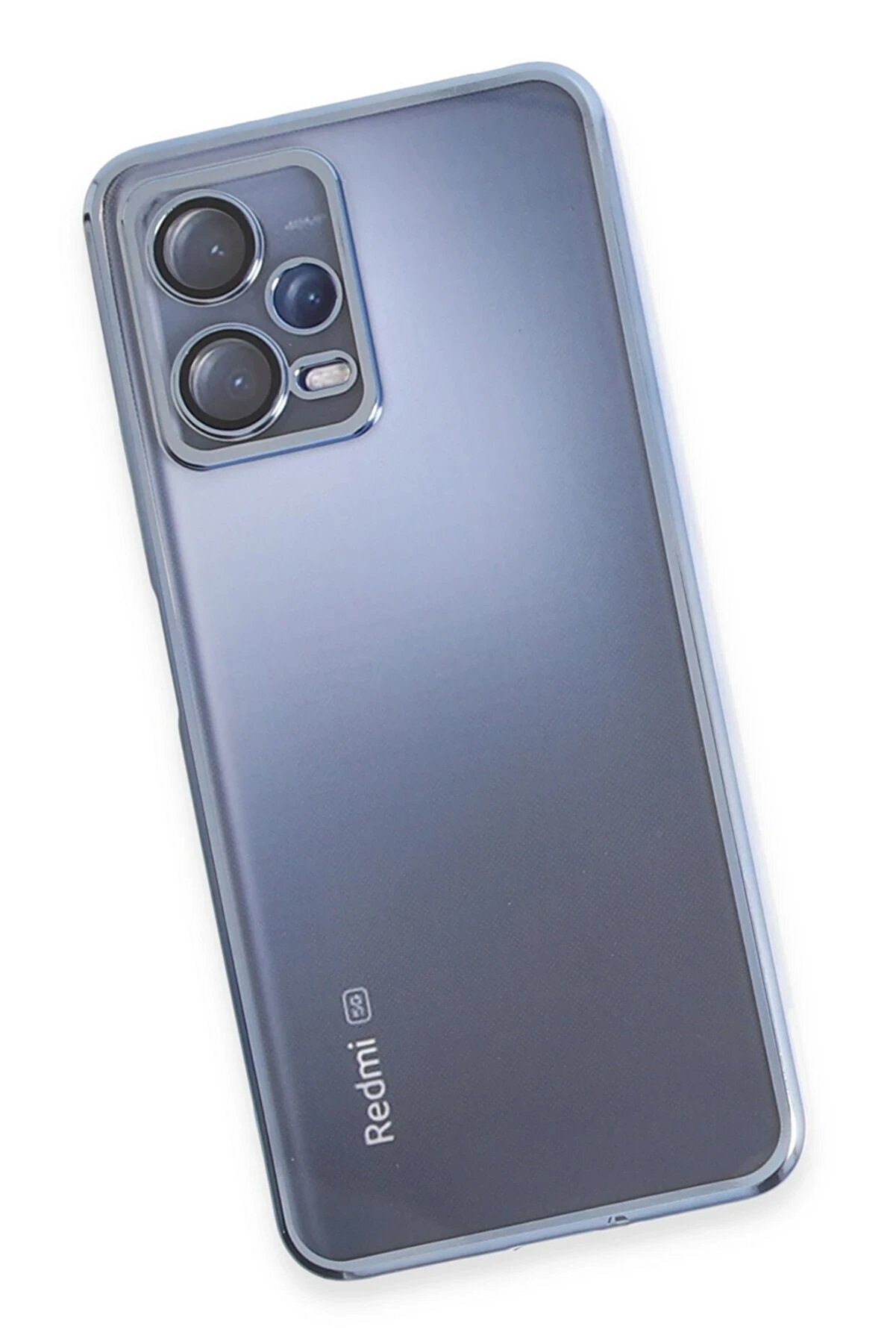 Xi̇aomi̇ Redmi̇ Note 12 5G Kılıf Lensli̇ Si̇li̇kon - Açık Mavi̇ - Dropx1081-1352