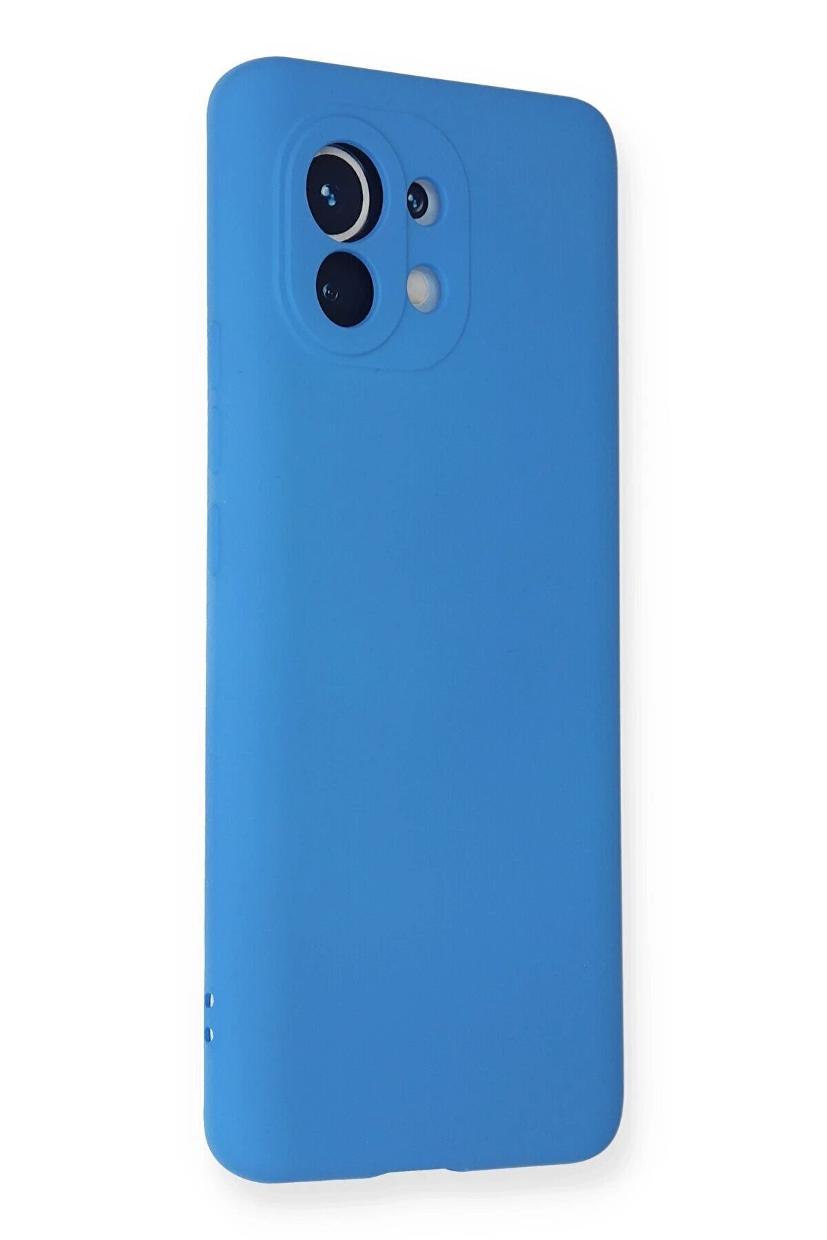 Xi̇aomi̇ Mi̇ 11 Kılıf Nano İ&ccedil;i̇ Kadi̇fe Si̇li̇kon - Mavi̇ - Dropx9951-2543