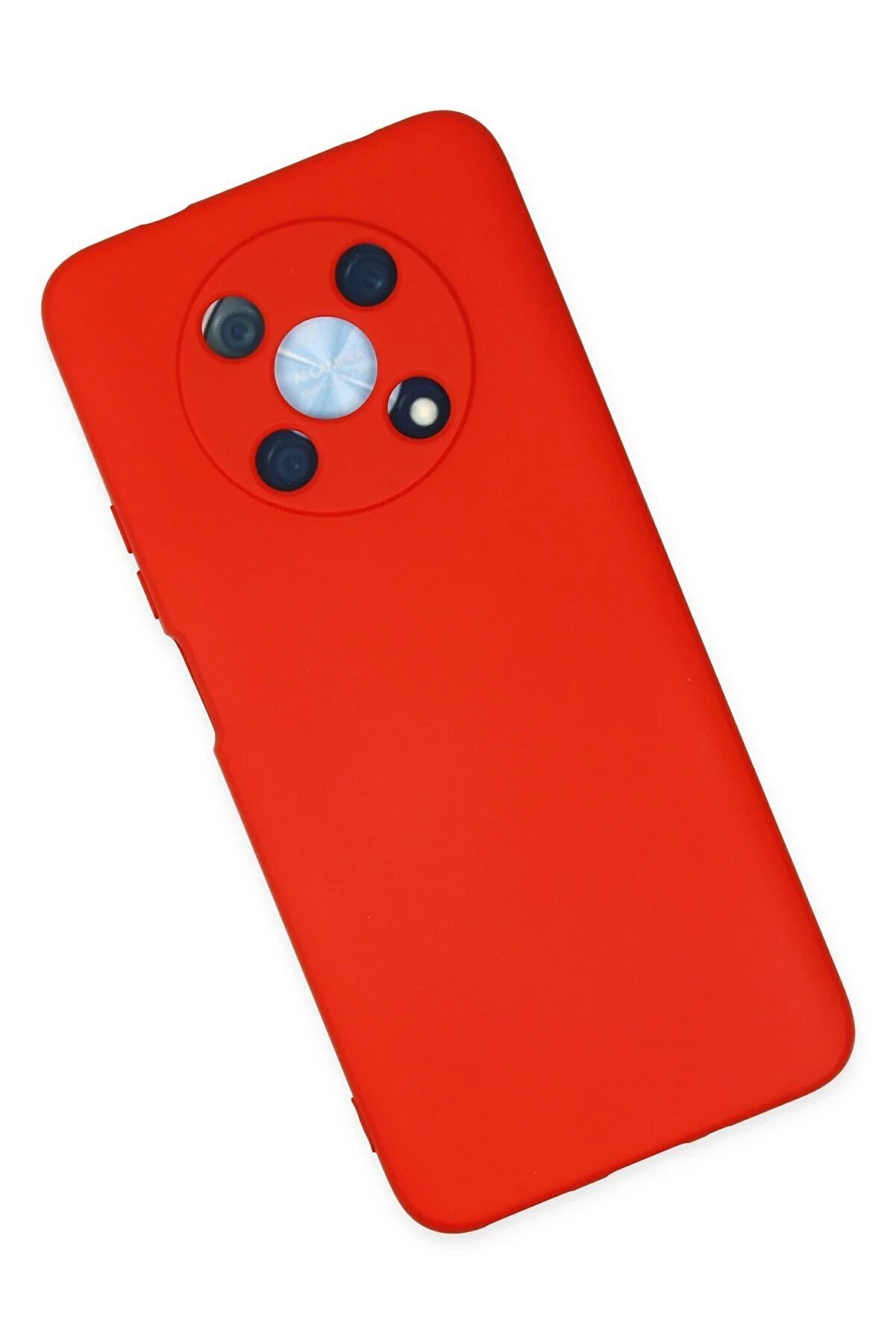 Huawei̇ Nova Y90 Kılıf Nano İçi̇ Kadi̇fe Si̇li̇kon - Kırmızı - Dropx6840-2562