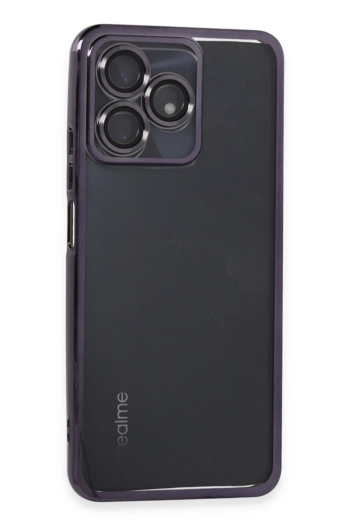 CepteToptan Realme C53 Kılıf Lensli Silikon - Mor - DROPX5117-6368