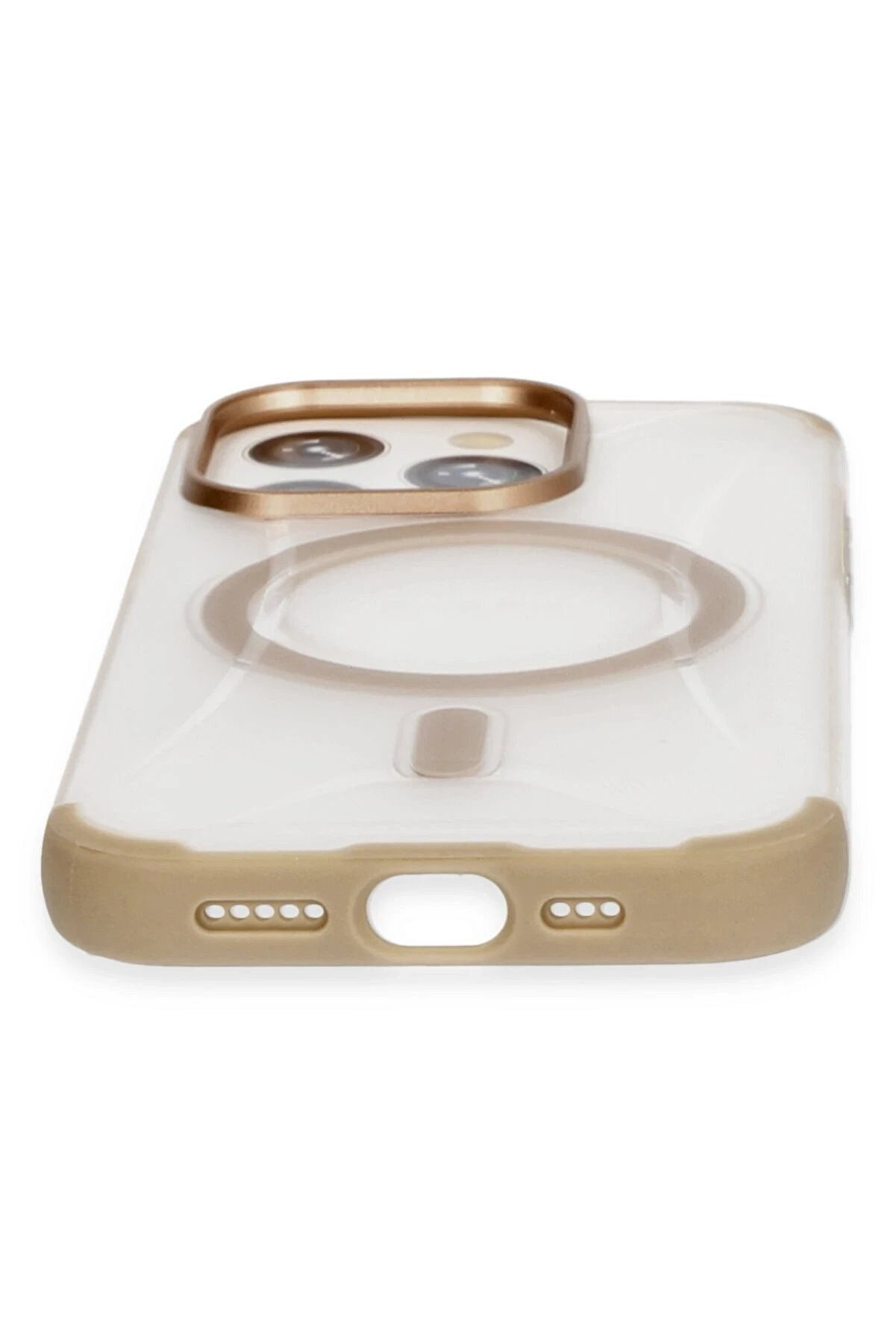 İphone 15 Pro Hi̇lton Magsafe Kapak - Gold - Dropx4282-1417