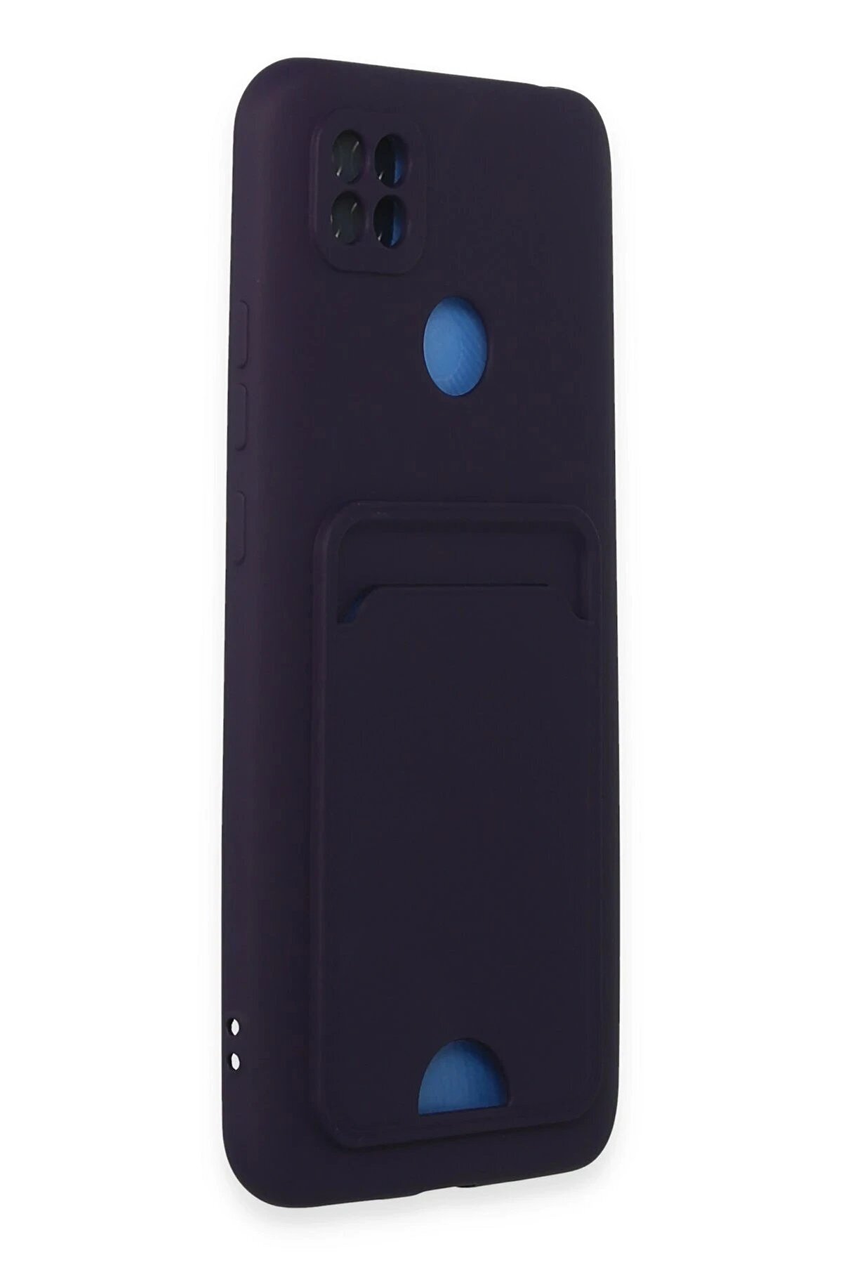 Xi̇aomi̇ Redmi̇ 9C Kılıf Kelvi̇n Kartvi̇zi̇tli̇ Si̇li̇kon - Deri̇n Mor - Brh028856-1767