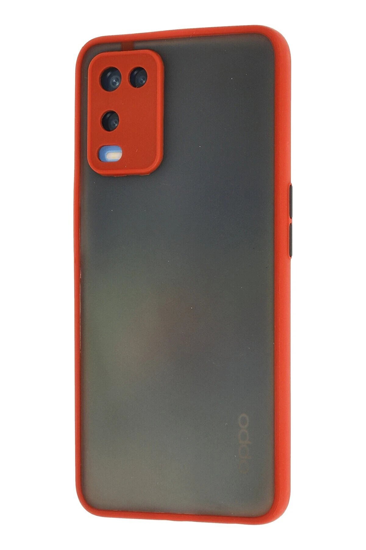 Oppo A54 4G Kılıf Montreal Si̇li̇kon Kapak - Kırmızı - Dropx7050-5117