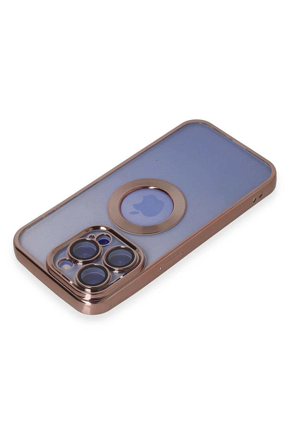 İphone 15 Pro Max Kılıf Slot Si̇li̇kon - Rose Gold - Dropx8898-6740