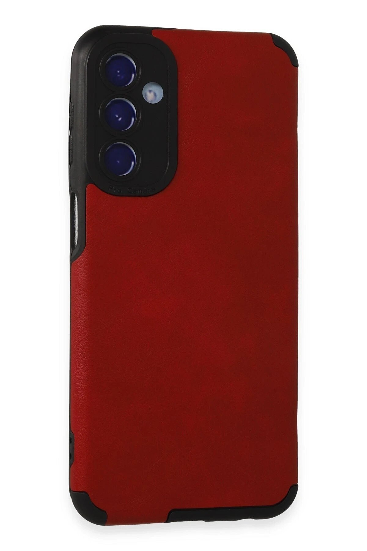 CepteToptan Samsung Galaxy M34 5G Kılıf Loop Deri Silikon - Kırmızı - DROPX1937-6720