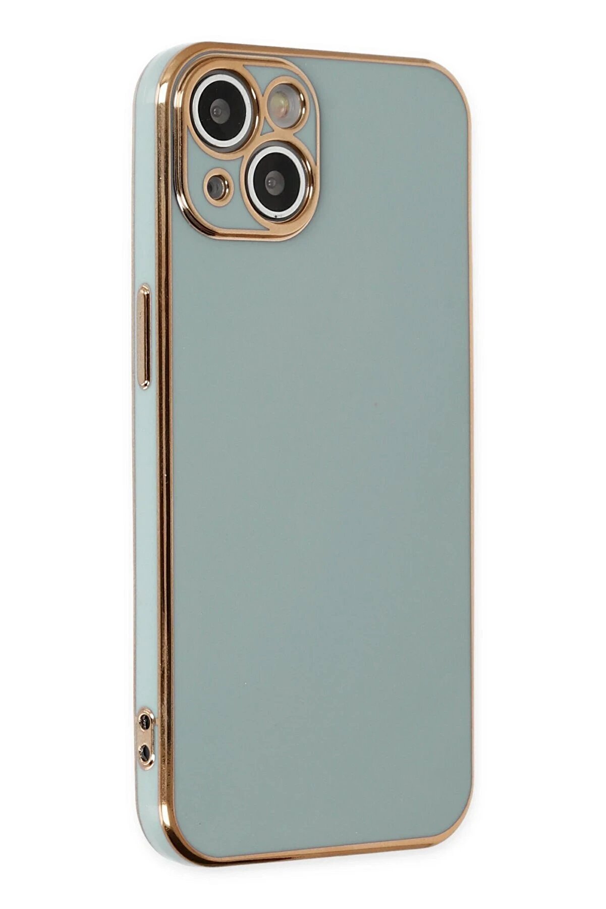 CepteToptan iPhone 14 Kılıf Volet Silikon - Açık Yeşil - DROPX5574-6397