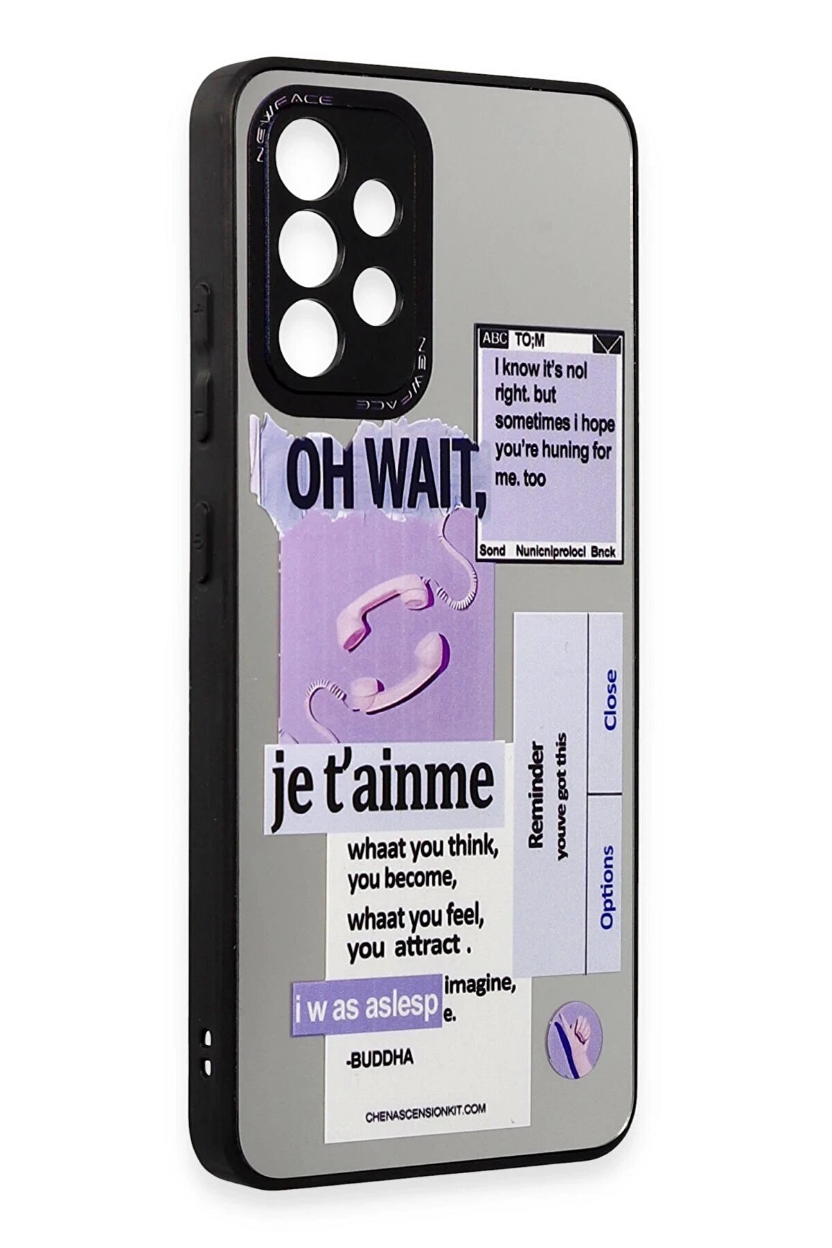 CepteToptan Samsung Galaxy A52 Kılıf Mirror Desenli Kapak - Mirror - 4 - DROPX3311-4008