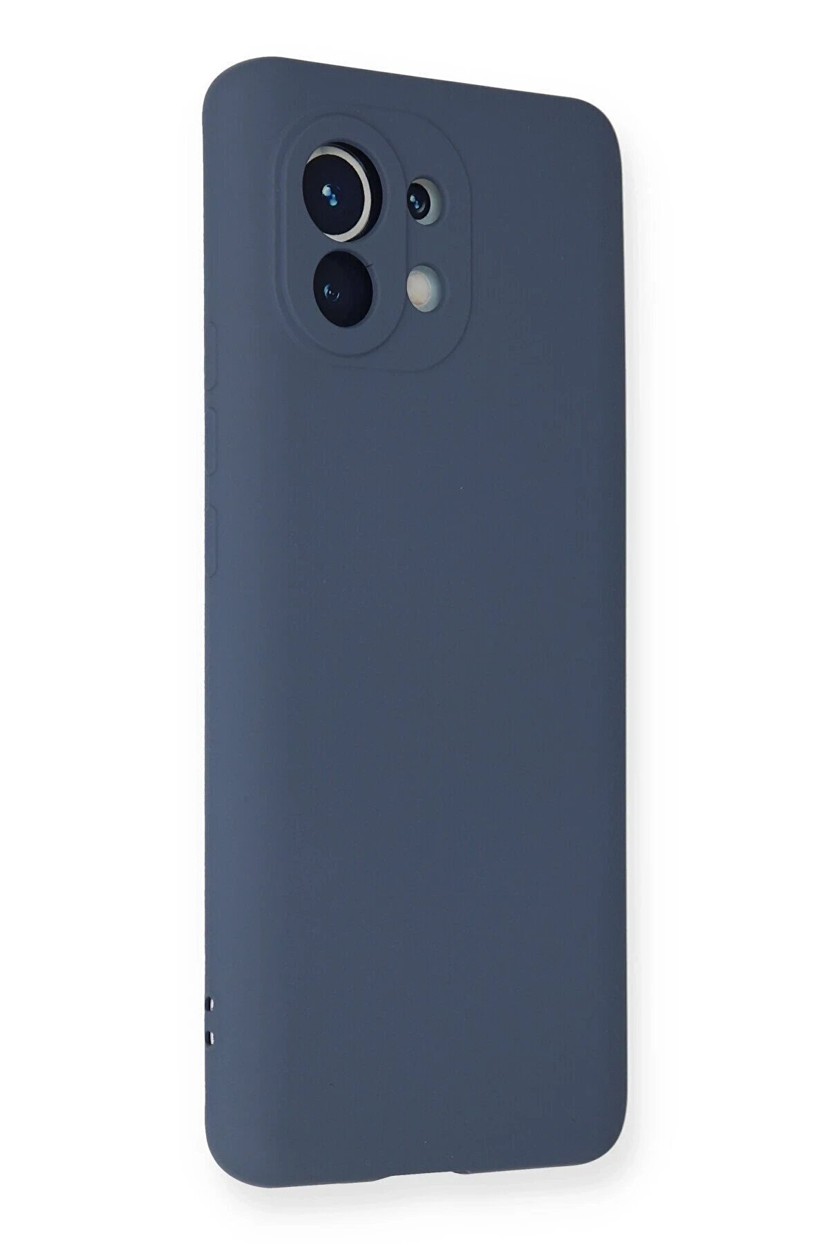 Xi̇aomi̇ Mi̇ 11 Kılıf Nano İçi̇ Kadi̇fe Si̇li̇kon - Gri̇ - Dropx9694-1241