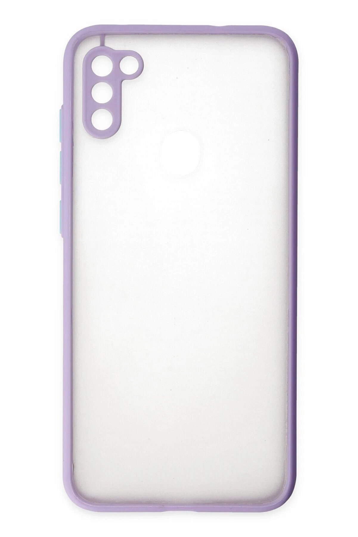 CepteToptan Samsung Galaxy A11 Kılıf Montreal Silikon Kapak - Mor - DROPX6882-3588