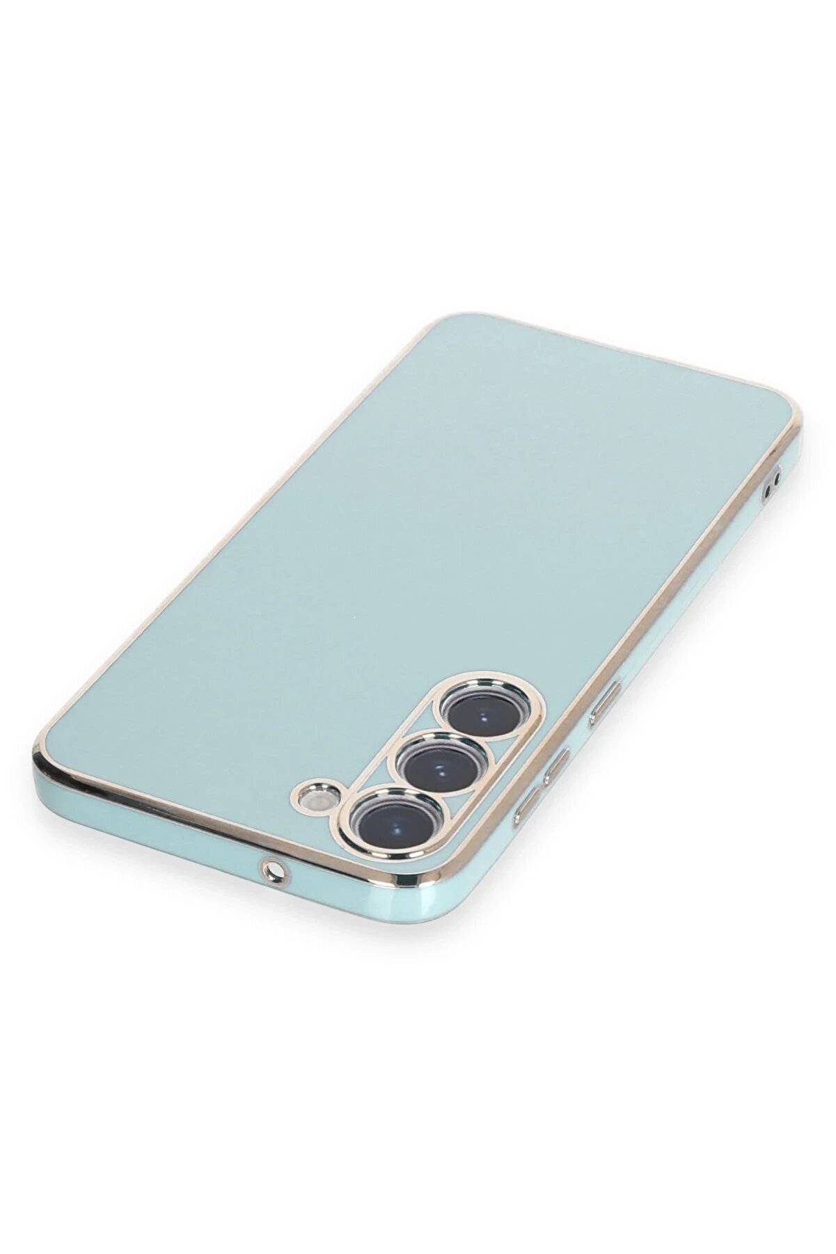 Samsung Galaxy S23 Plus Kılıf Volet Si̇li̇kon - Açık Yeşi̇l - Dropx9590-5370