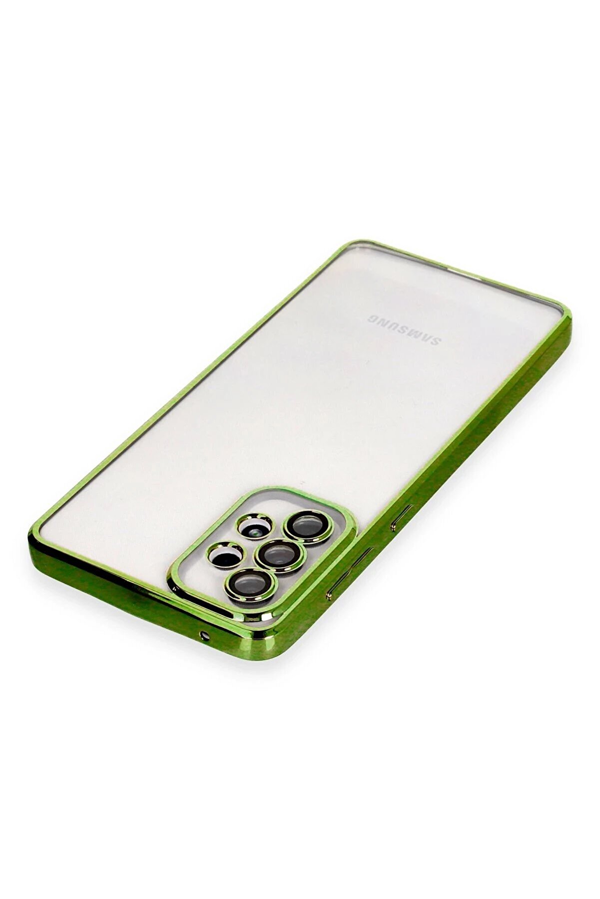 Samsung Galaxy A33 5G Kılıf Lensli̇ Si̇li̇kon - Yeşi̇l - Dropx7224-7599