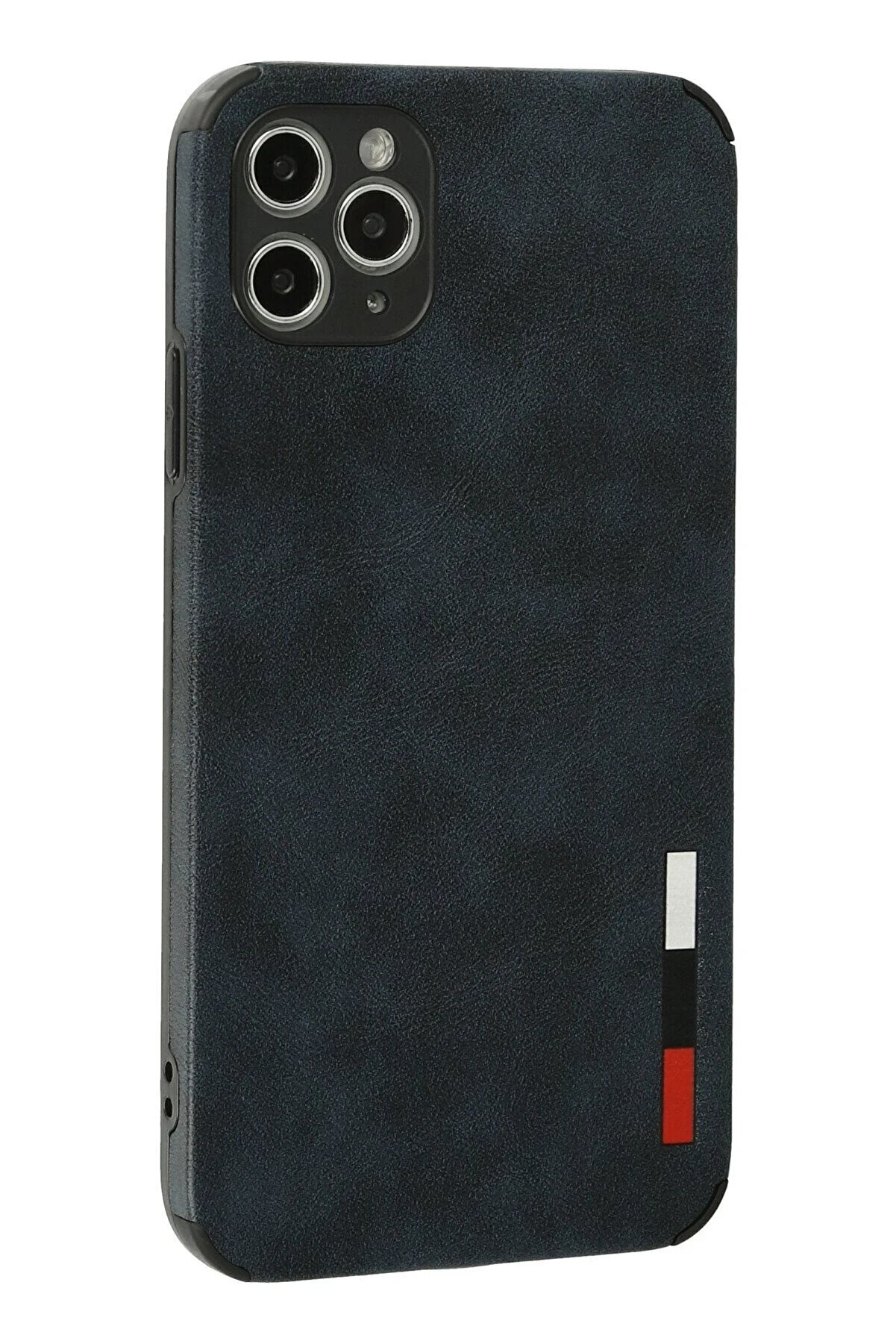 İphone 11 Pro Max Kılıf Loop Deri̇ Si̇li̇kon - Laci̇vert - Dropx9422-2494