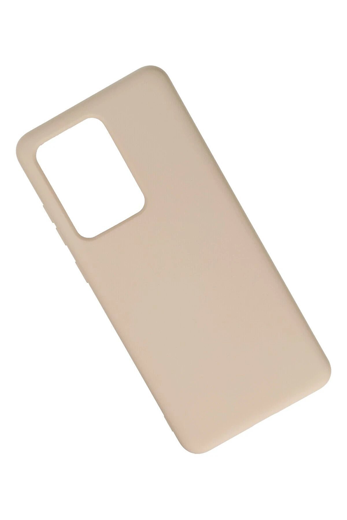 Samsung Galaxy S20 Ultra Kılıf Nano İ&ccedil;i̇ Kadi̇fe Si̇li̇kon - Pudra - Dropx8938-5105