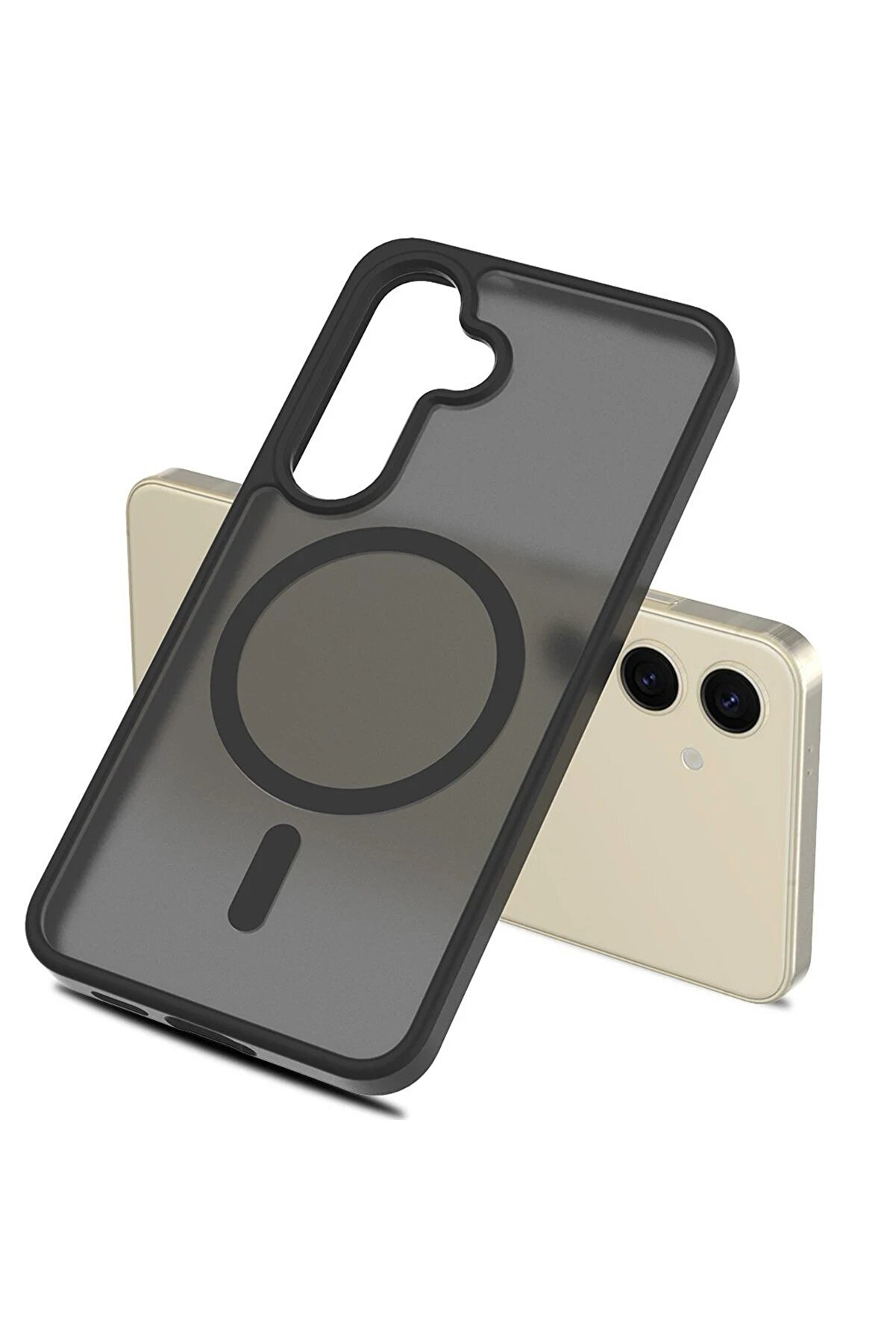 CepteToptan Samsung Galaxy S24 Jota Magsafe Kapak - Derin Mor - DROPX5007-7745