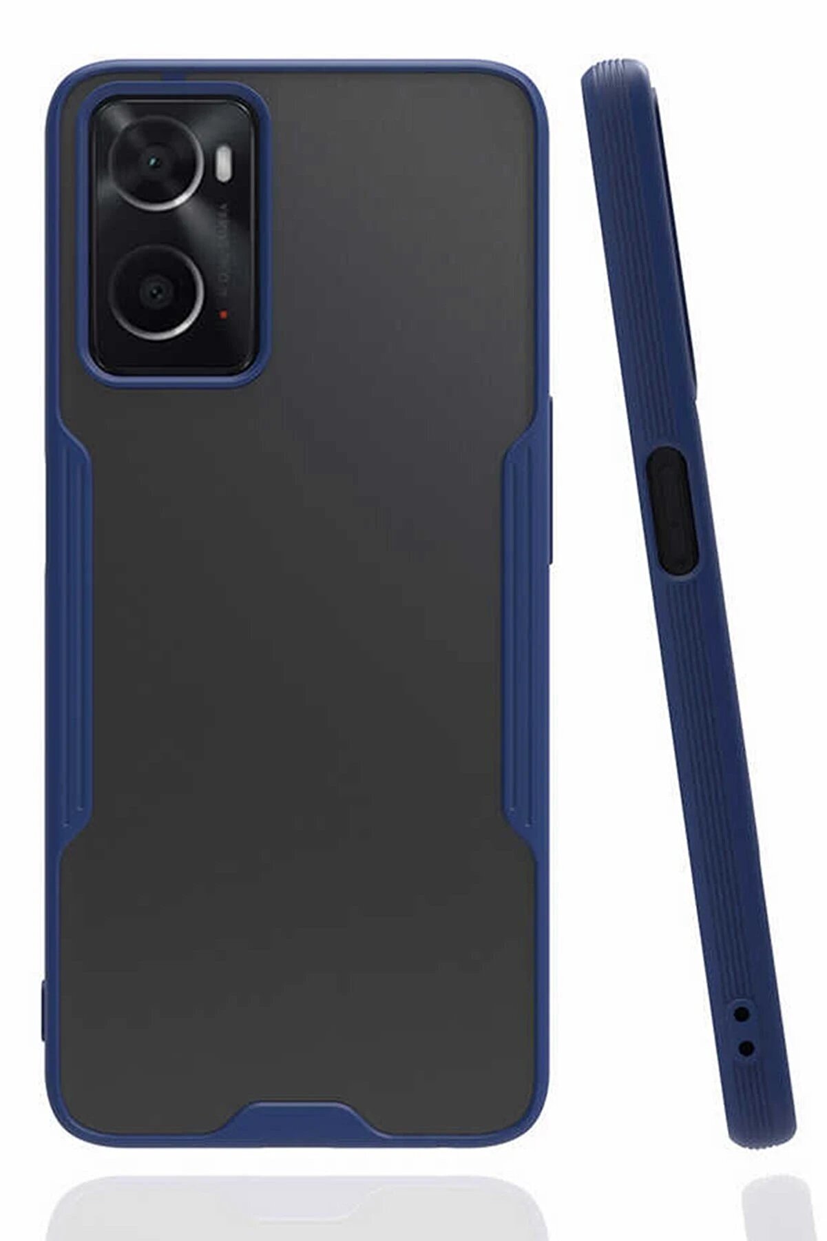 CepteToptan Oppo A96 Kılıf Platin Silikon - Lacivert - DROPX7019-7653