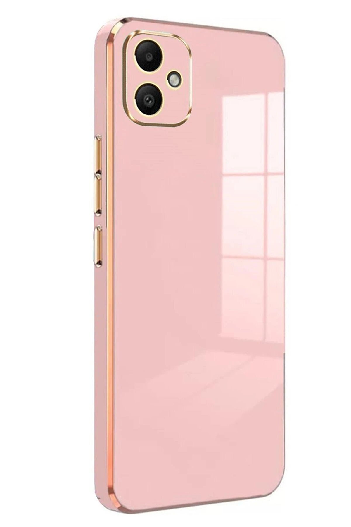 CepteToptan Samsung Galaxy A05 Kılıf Volet Silikon - Pembe - DROPX8470-2223