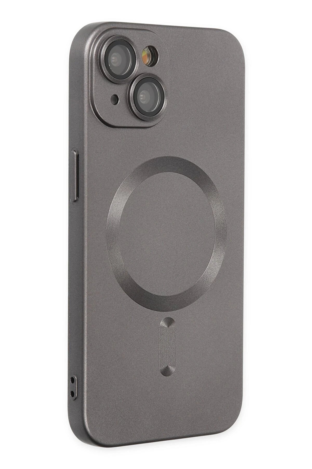 İphone 14 Plus Kılıf Moshi̇ Lens Magneti̇csafe Si̇li̇kon - Füme - Dropx6776-5898