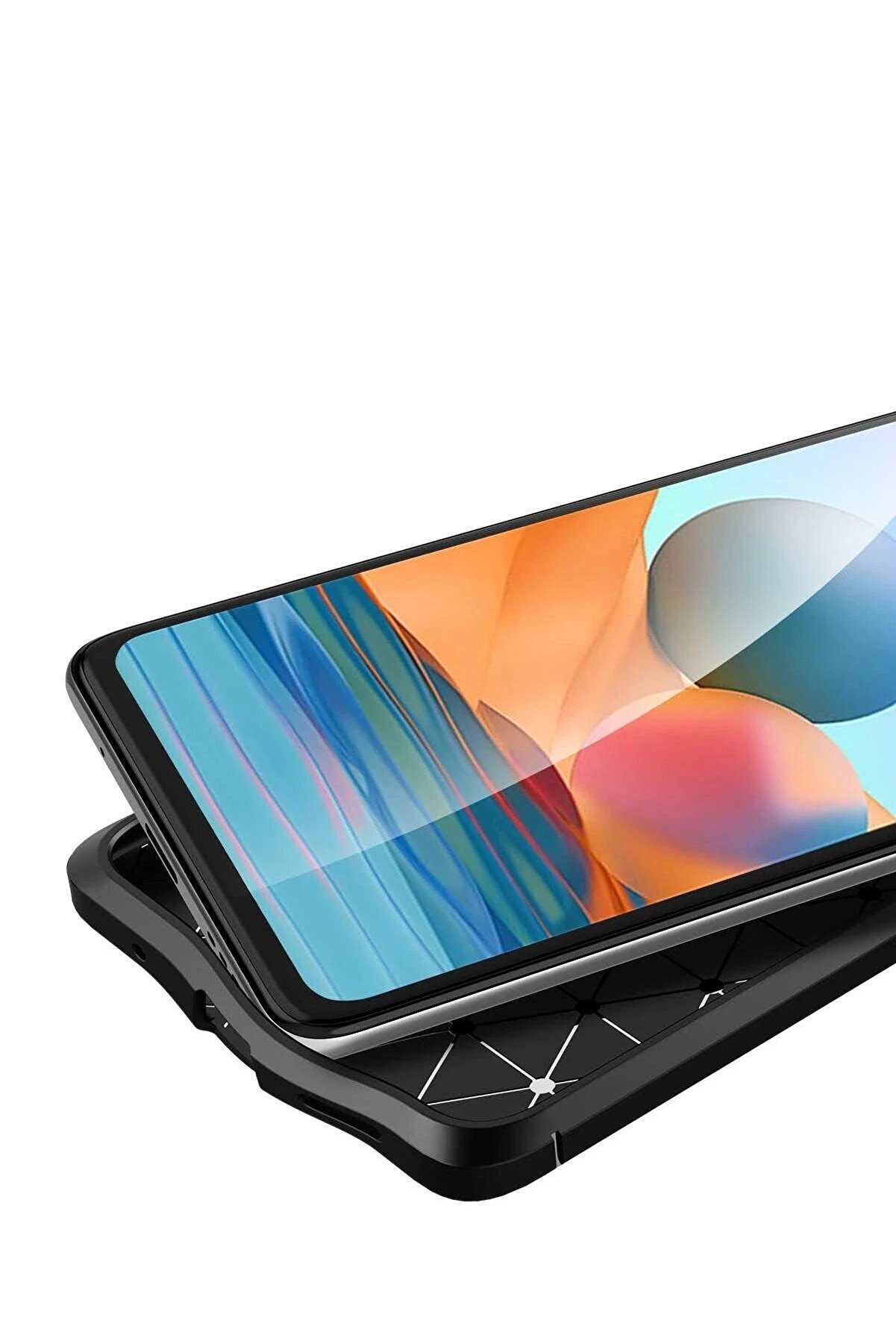 Xi̇aomi̇ Redmi̇ Note 10 Pro Kılıf Auto Focus Kapak - Kırmızı - Dropx9916-8809