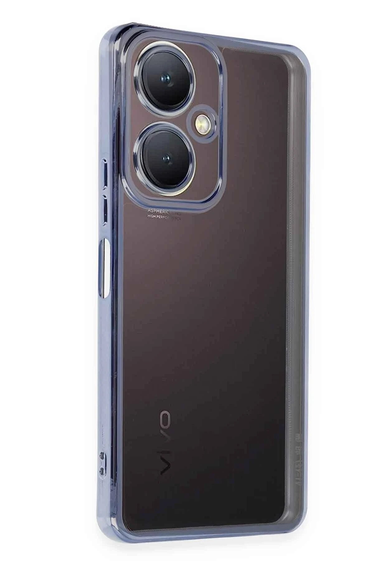 CepteToptan Vivo Y27 Kılıf Lensli Silikon - Açık Mavi - DROPX9968-2683