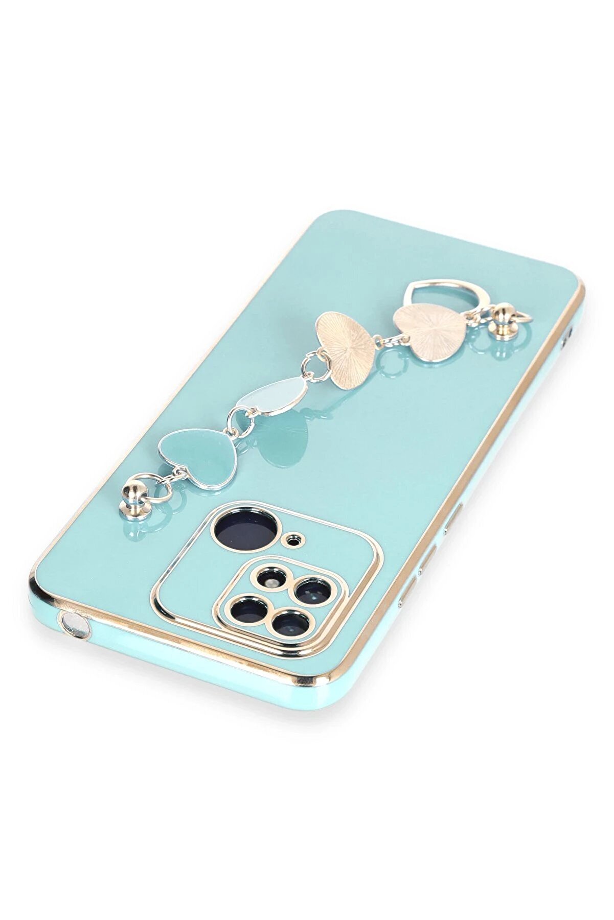 Xi̇aomi̇ Redmi̇ 10C Kılıf Esi̇la Si̇li̇kon - Su Yeşi̇li̇ - Dropx7911-4079