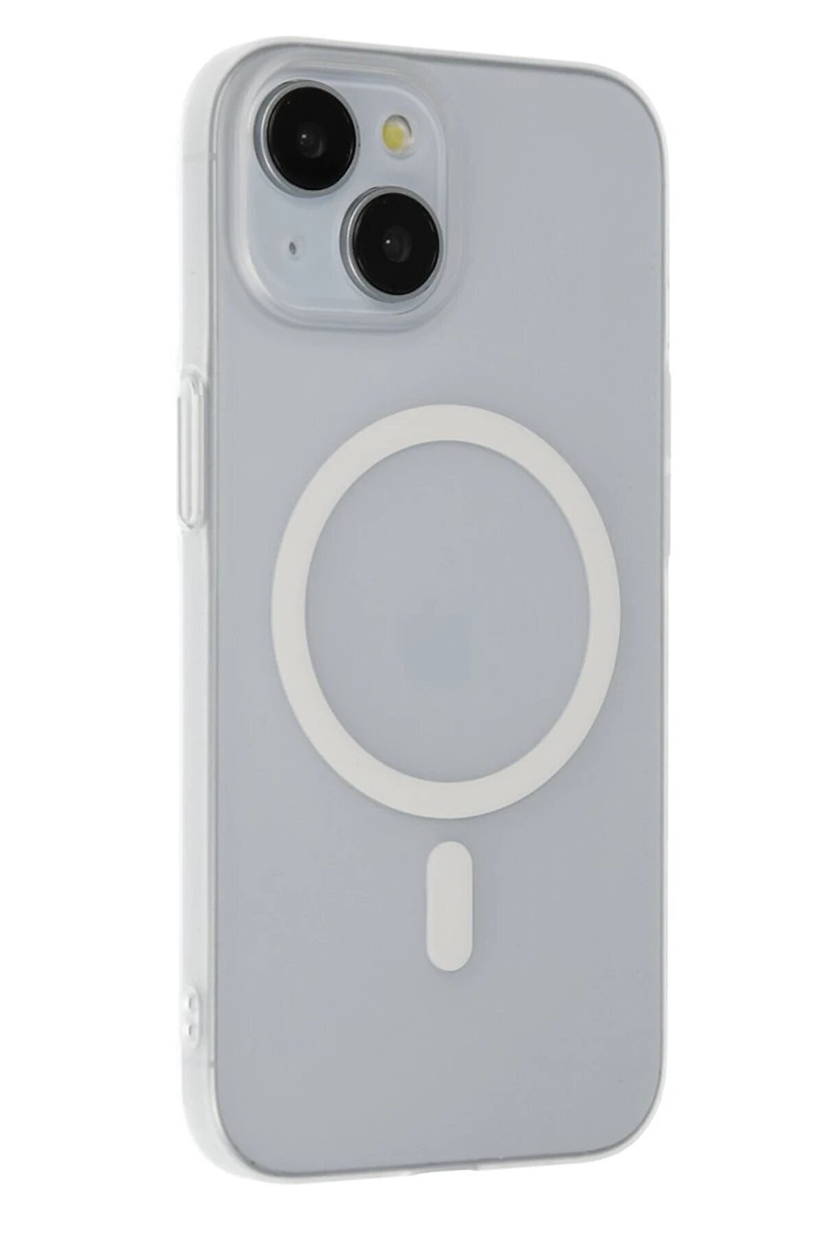 CepteToptan iPhone 15 Plus Tuna PC Slim Magsafe Kapak - Şeffaf - DROPX8127-5965