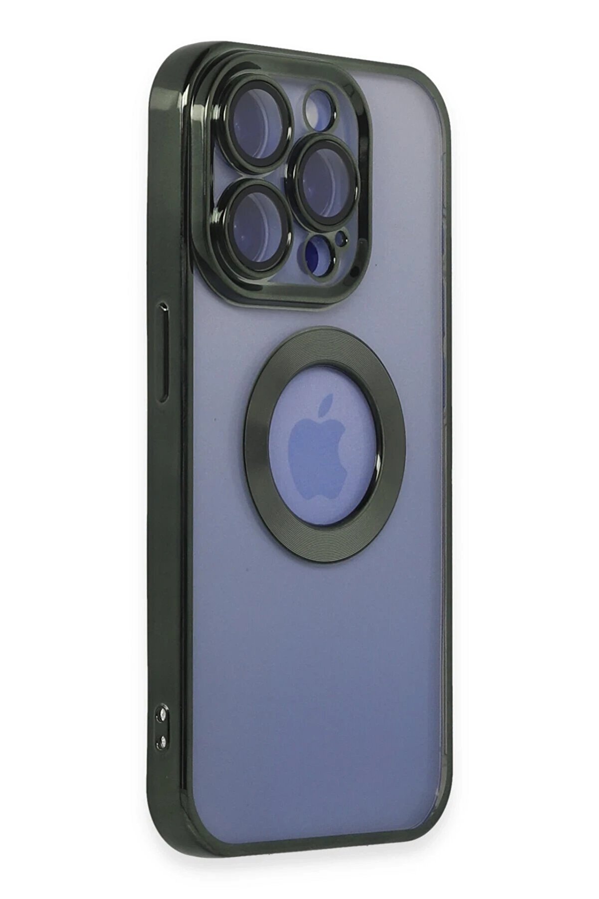 İphone 15 Pro Kılıf Slot Si̇li̇kon - Köknar Yeşi̇li̇ - Dropx5978-5020