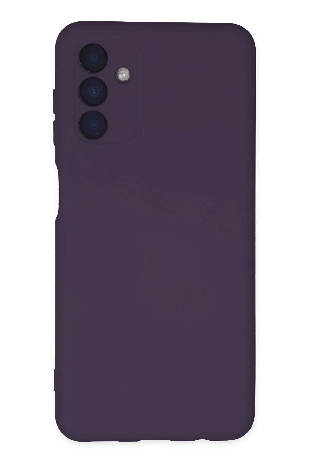 CepteToptan Samsung Galaxy A04S Kılıf Nano içi Kadife Silikon - Mor - DROPX6504-3717