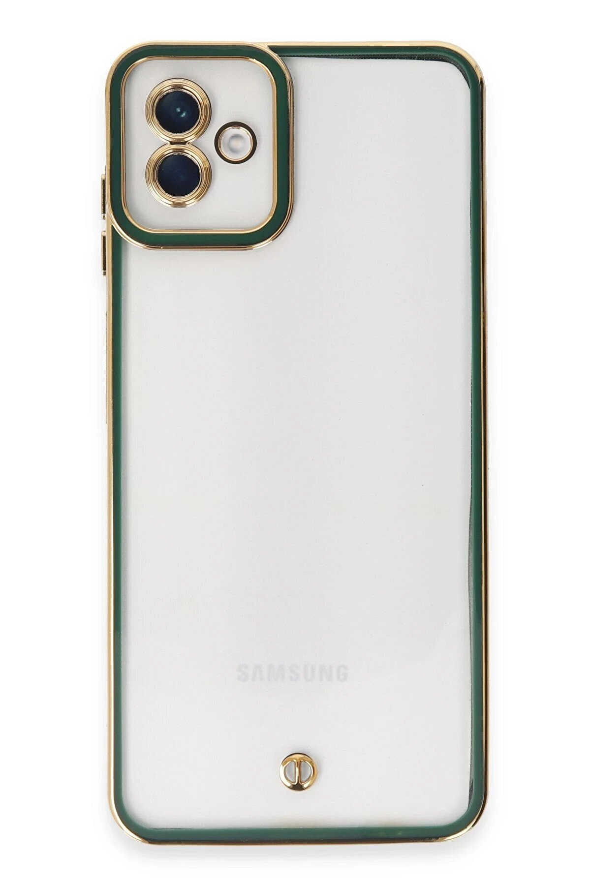 Samsung Galaxy A04 Kılıf Li̇va Lens Si̇li̇kon - Yeşi̇l - Dropx5346-5391