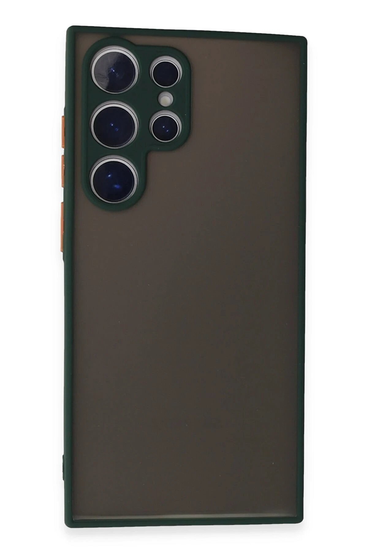 CepteToptan Samsung Galaxy S24 Ultra Kılıf Montreal Silikon Kapak - Yeşil - DROPX4514-2136