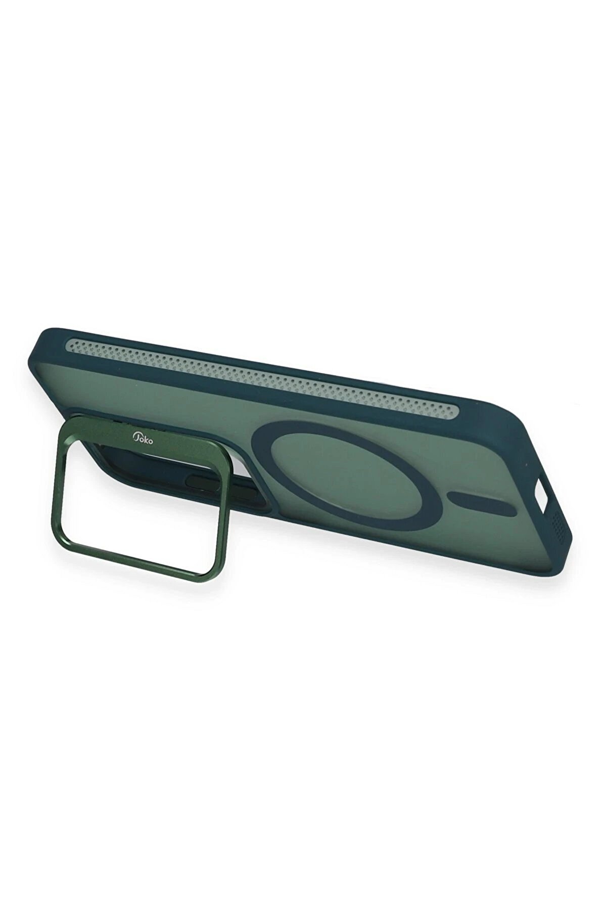 Samsung Galaxy S24 Flet Lens Magsafe Kapak - Koyu Yeşi̇l - Dropx7004-6549