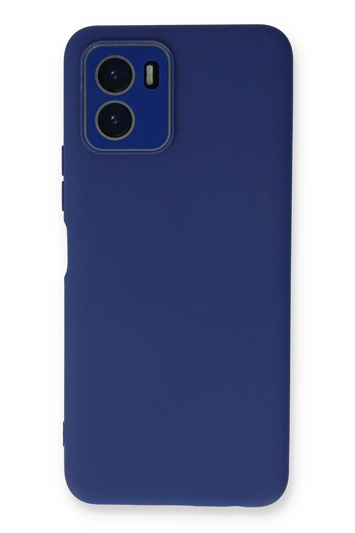 CepteToptan Vivo Y15S Kılıf Lansman Glass Kapak - Sky Blue - DROPX4325-7994