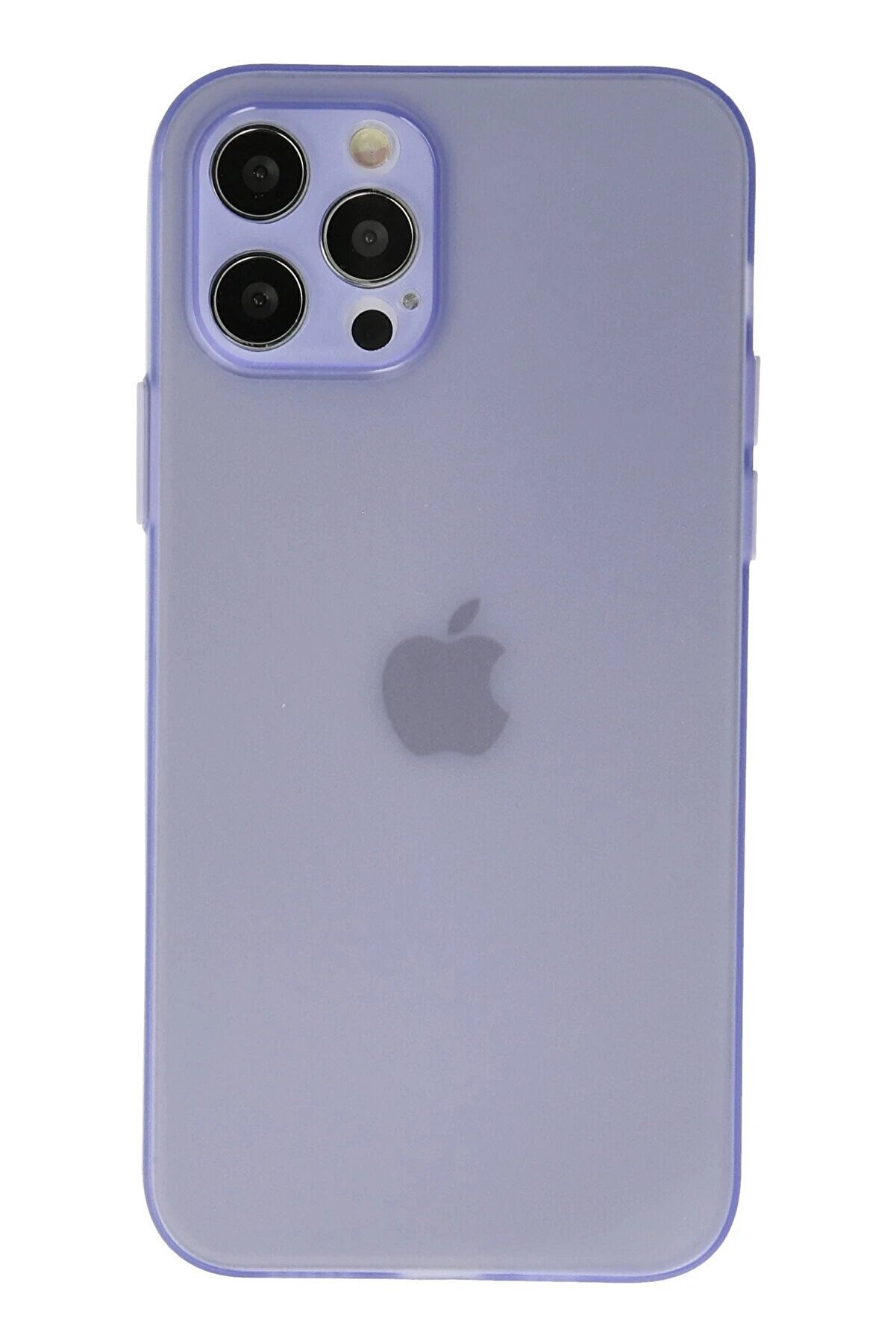 CepteToptan iPhone 12 Pro Max Kılıf Silikon - Mor - DROPX9952-5231