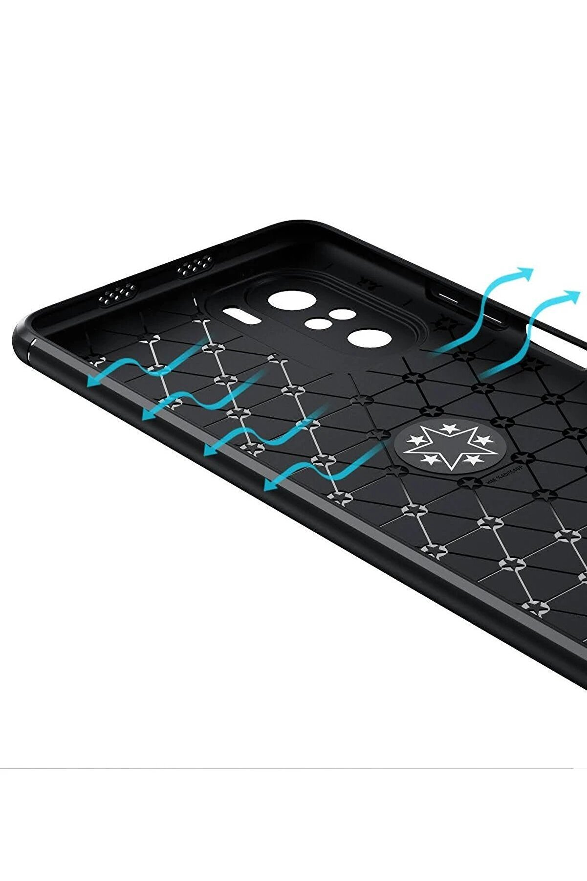 Xi̇aomi̇ Poco F3 Kılıf Range Yüzüklü Si̇li̇kon - Kırmızı - Dropx8879-6064