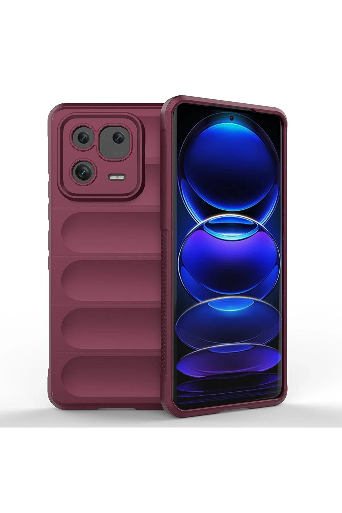 CepteToptan Xiaomi Mi 13 Kılıf Optimum Silikon - Bordo - DROPX8133-7132