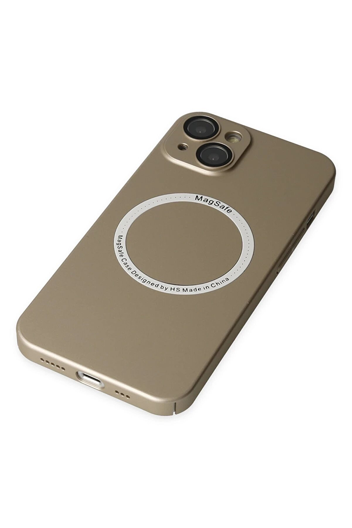 İphone 14 Plus Kılıf Jack Magneti̇csafe Lens Si̇li̇kon - Gold - Dropx2658-8199