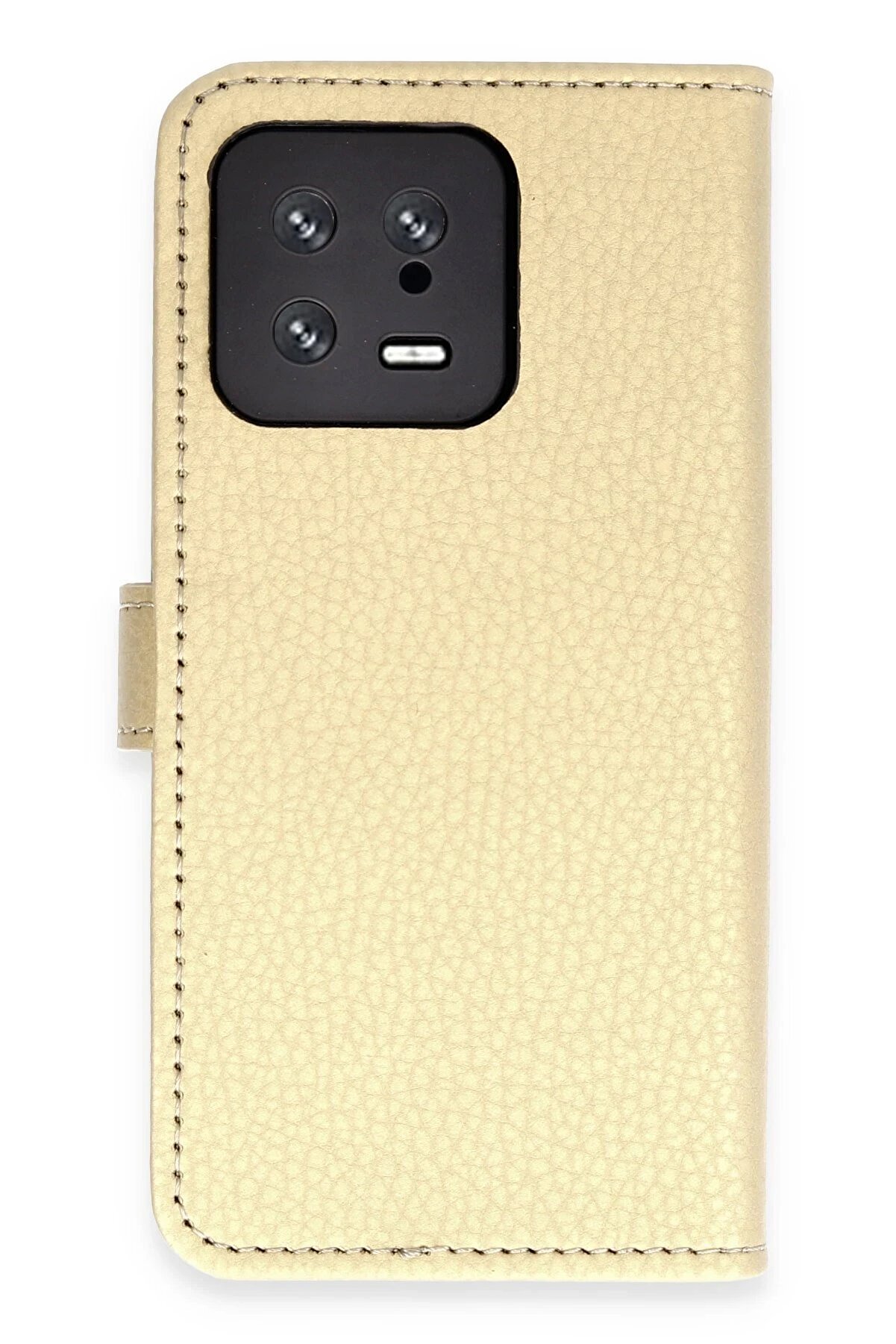 Xi̇aomi̇ Mi̇ 13 Trend S Plus Kapaklı Kılıf - Gold - Dropx8567-8734