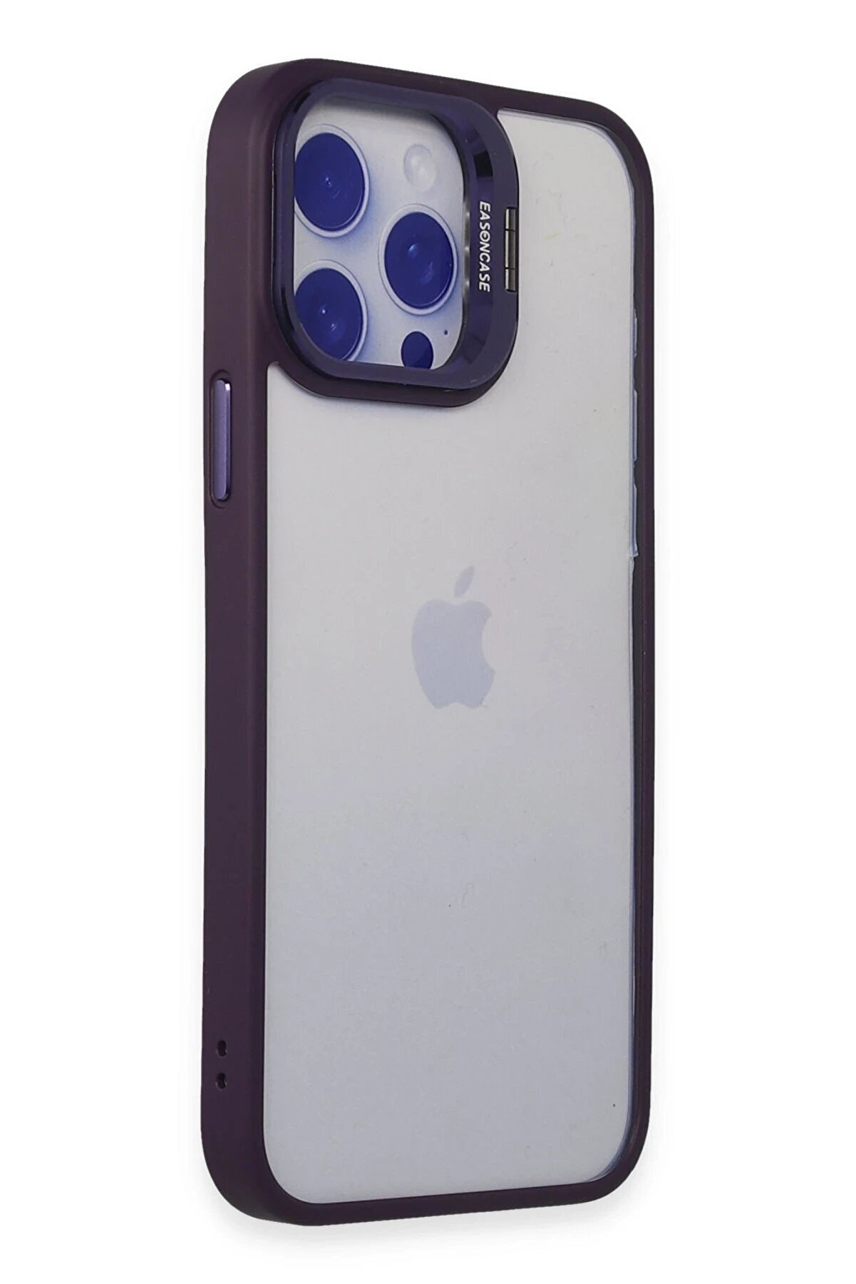 İphone 14 Pro Kılıf Roblox Lens Standlı Kapak - Deri̇n Mor - Dropx5505-7438