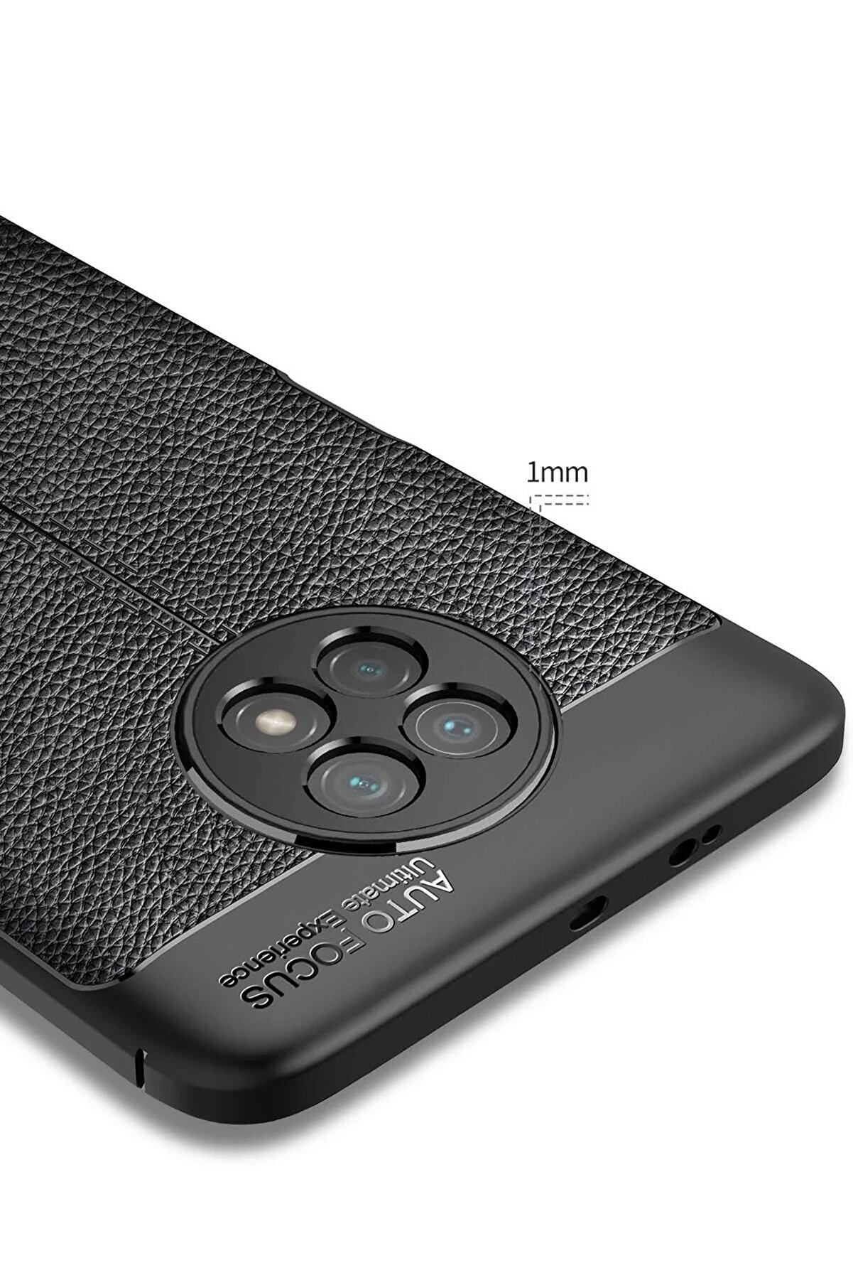 Xi̇aomi̇ Redmi̇ Note 9 5G Kılıf Auto Focus Kapak - Si̇yah - Dropx5526-7549