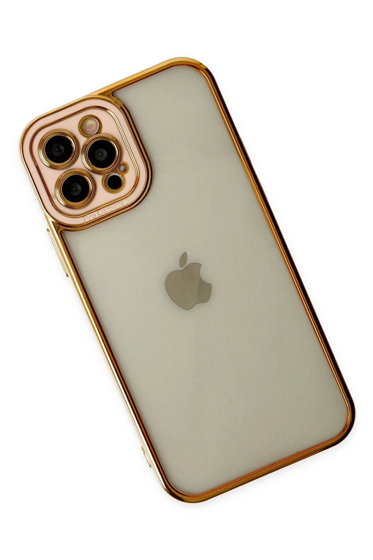 İphone 12 Pro Kılıf Li̇va Lens Si̇li̇kon - Rose - Dropx3804-3432