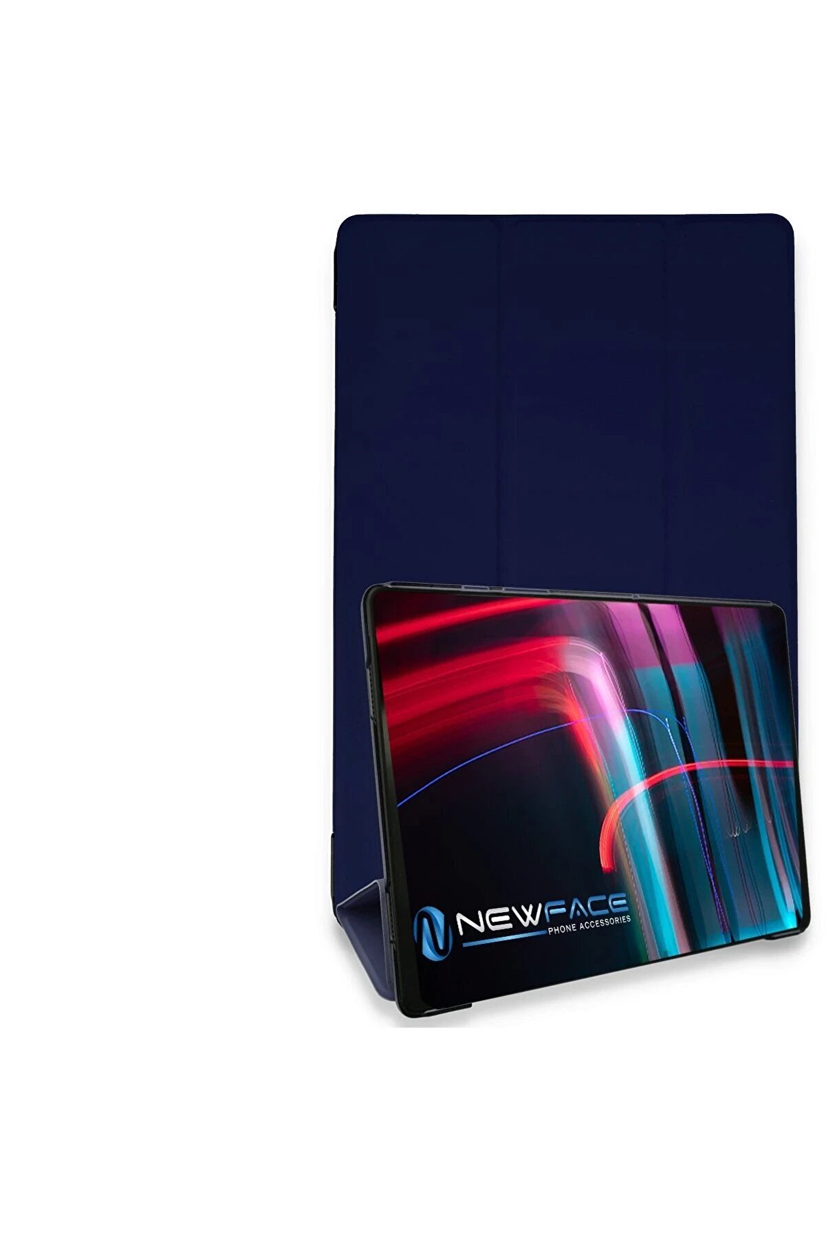 CepteToptan Samsung Galaxy T220 Tab A7 Lite 8.7 Kılıf Tablet Smart Kılıf - Lacivert - DROPX4632-5170